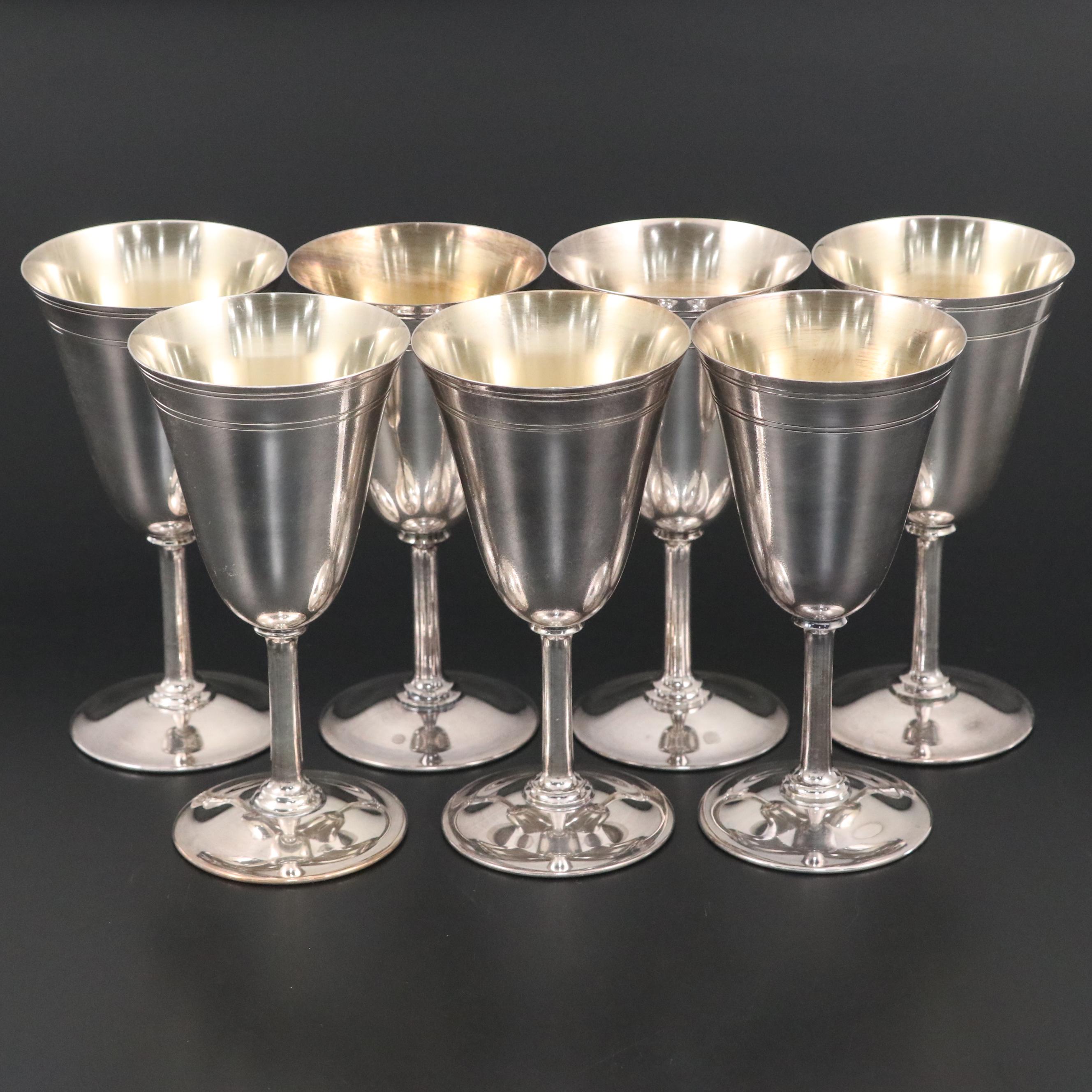 Meriden Silver Plate Co. Silver Plate Goblets, 1898–1938