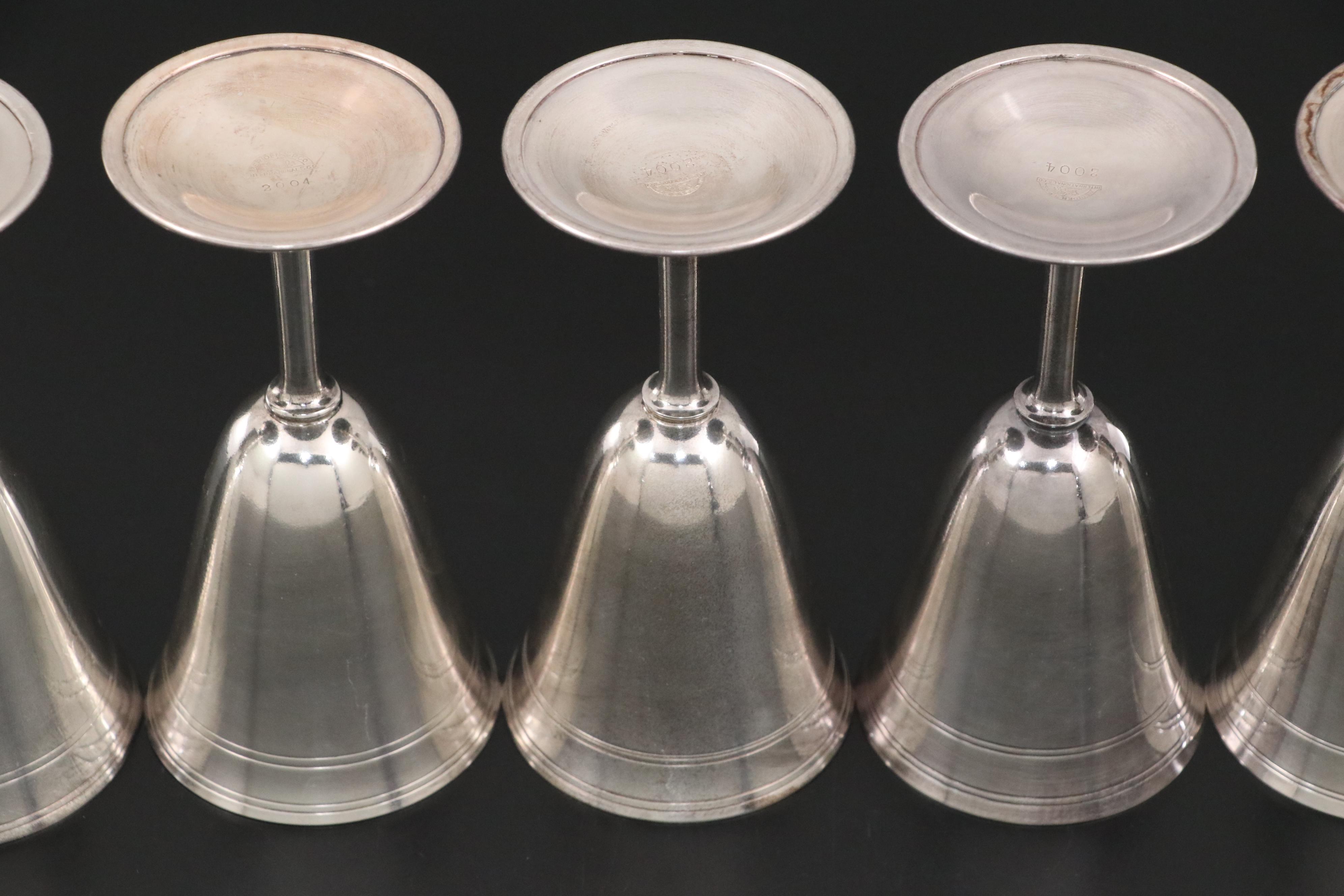 Meriden Silver Plate Co. Silver Plate Goblets, 1898–1938