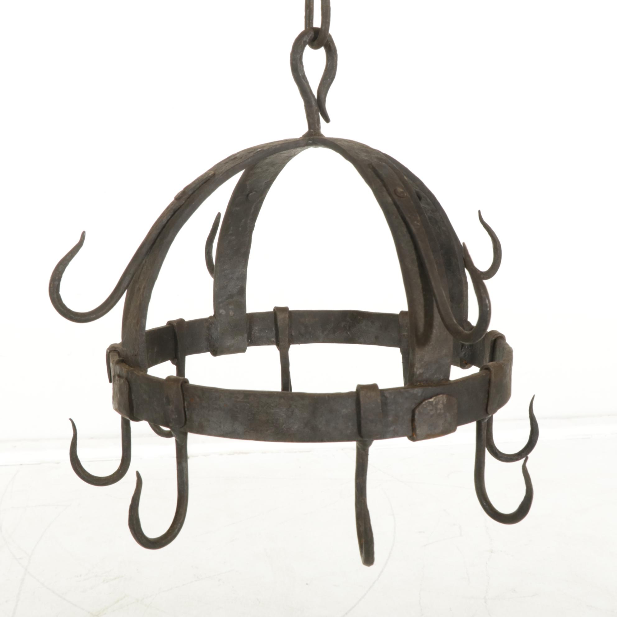 Rustic Wrought Iron Game Hook, Mid to Late 19th Century