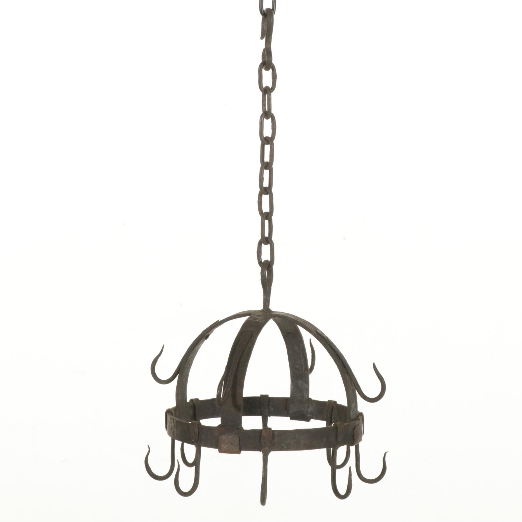 Rustic Wrought Iron Game Hook, Mid to Late 19th Century