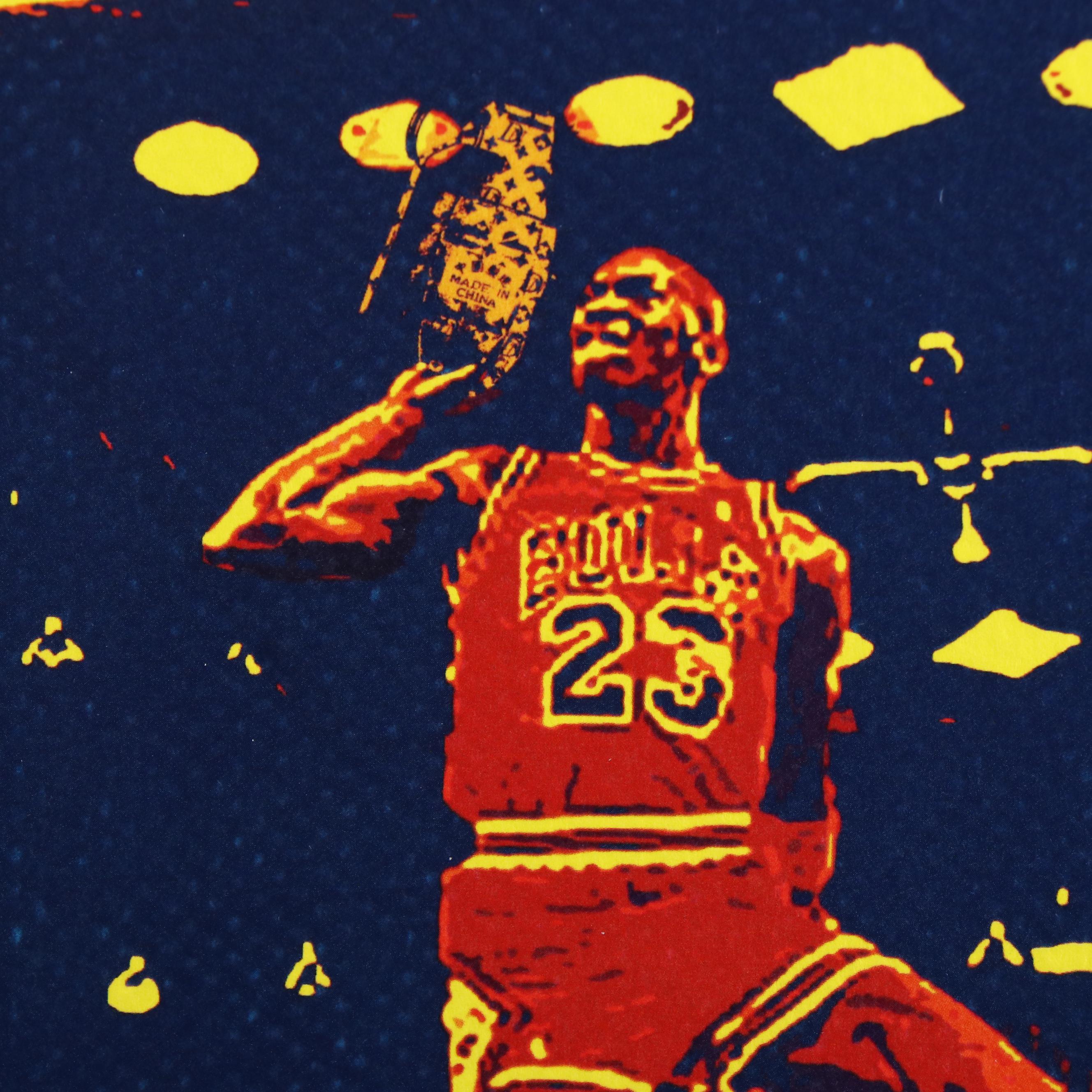 Death NYC Pop Art Graphic Print Homage to Michael Jordan, 2023