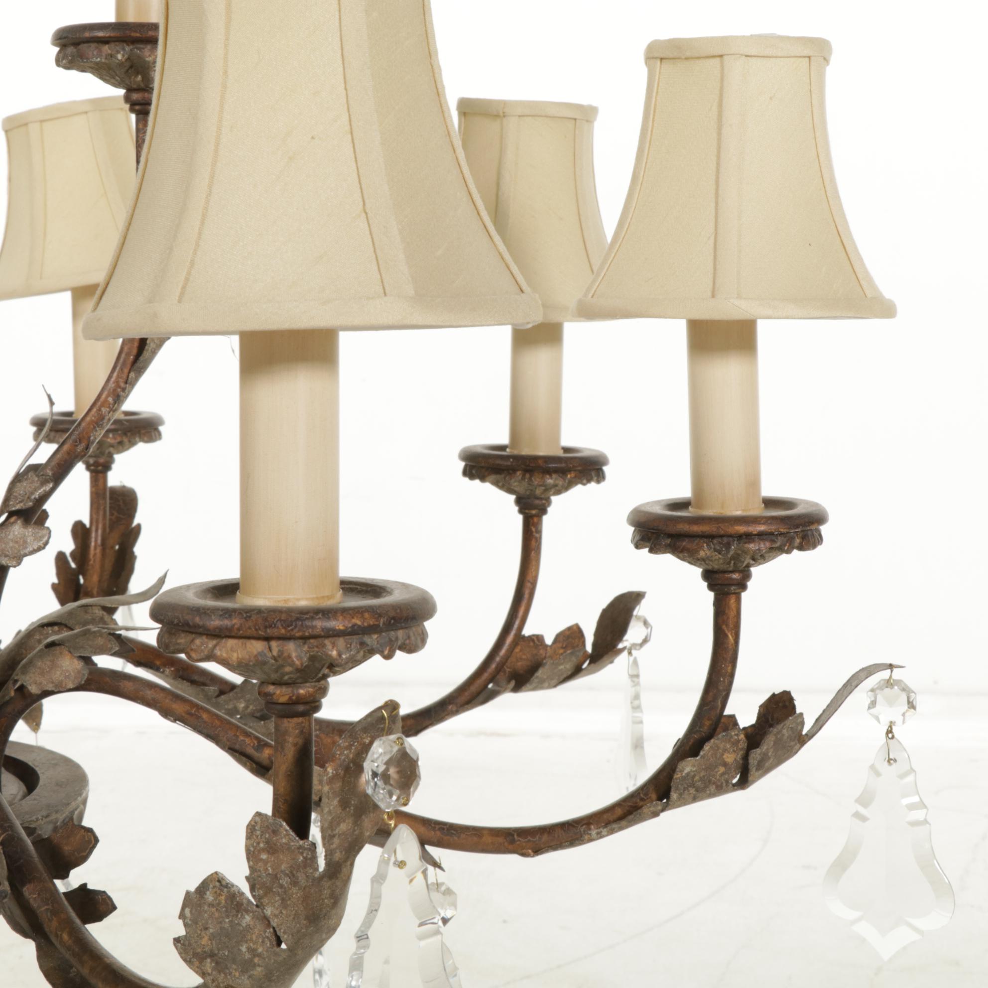 Neoclassical Twelve Light Chandelier, 21st Century