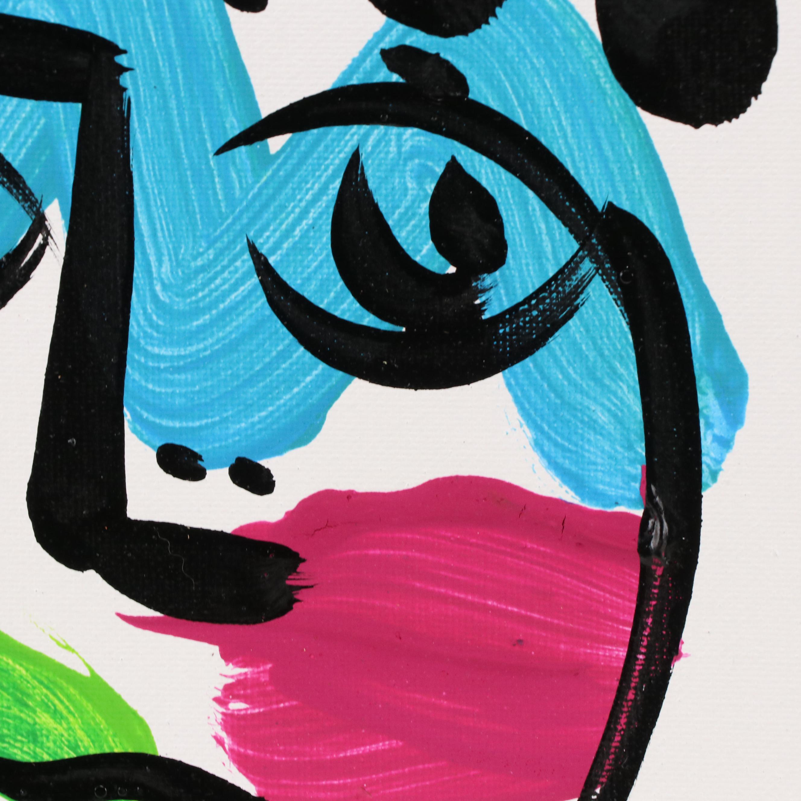 Peter Robert Keil Stylized Acrylic Portrait