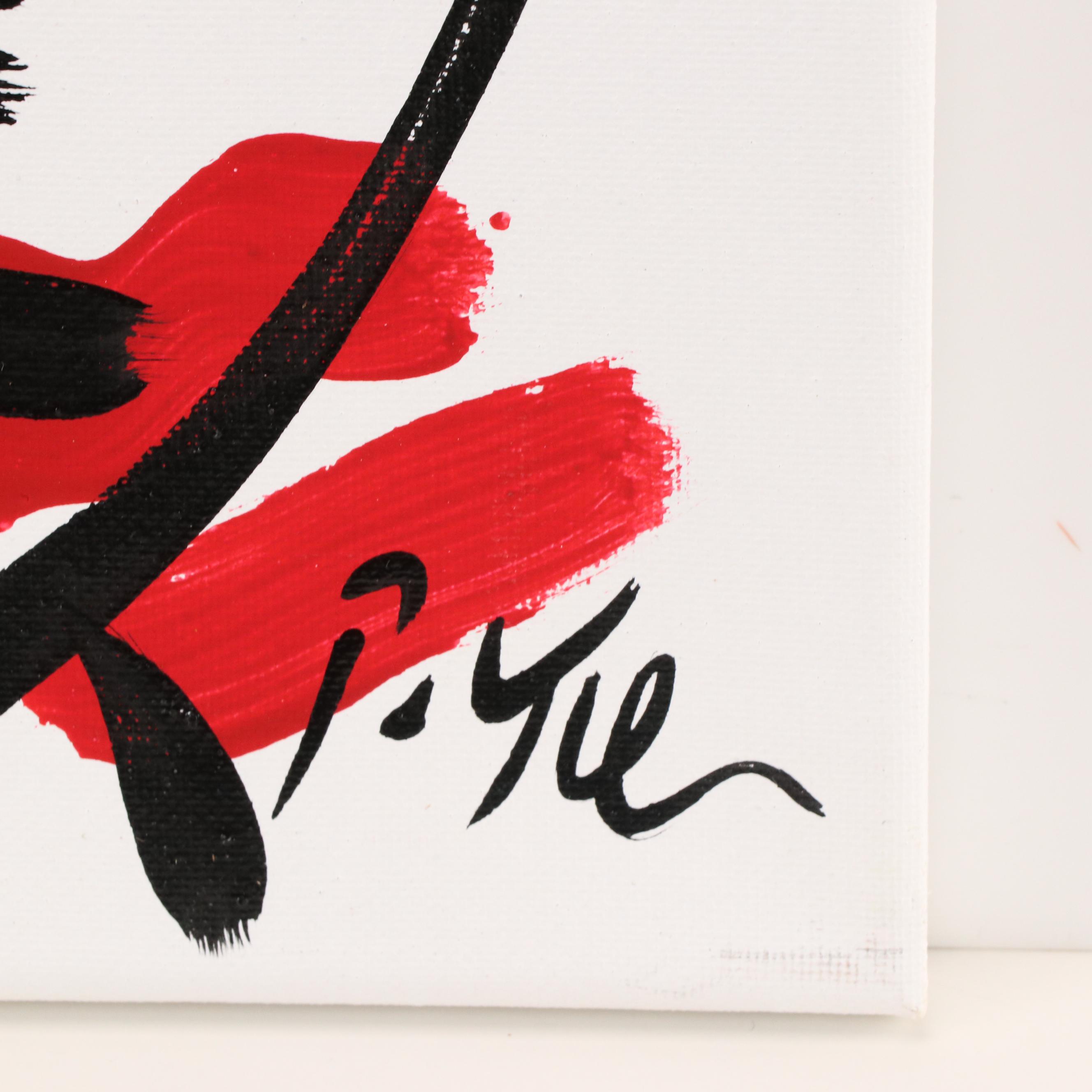 Peter Robert Keil Stylized Acrylic Portrait