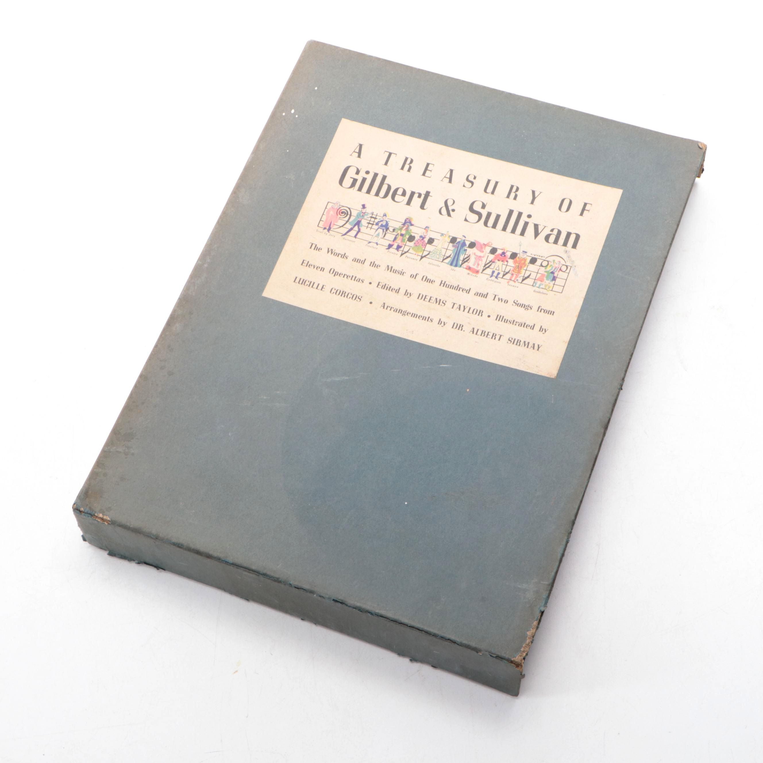 First Edition "A Treasury of Gilbert & Sullivan" Edited by Deems Taylor, 1941