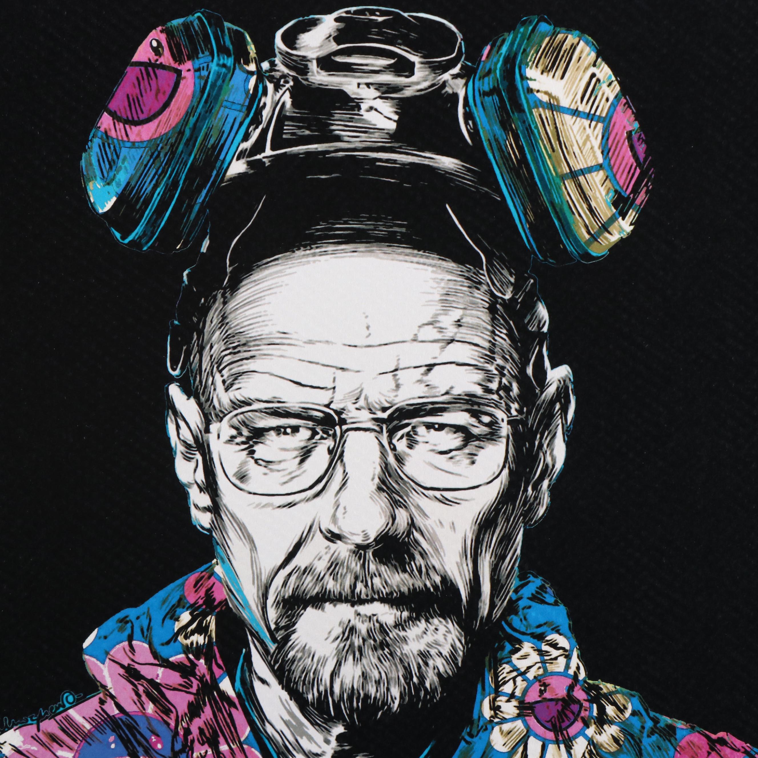 Death NYC Pop Art Graphic Print Homage to Breaking Bad, 2023