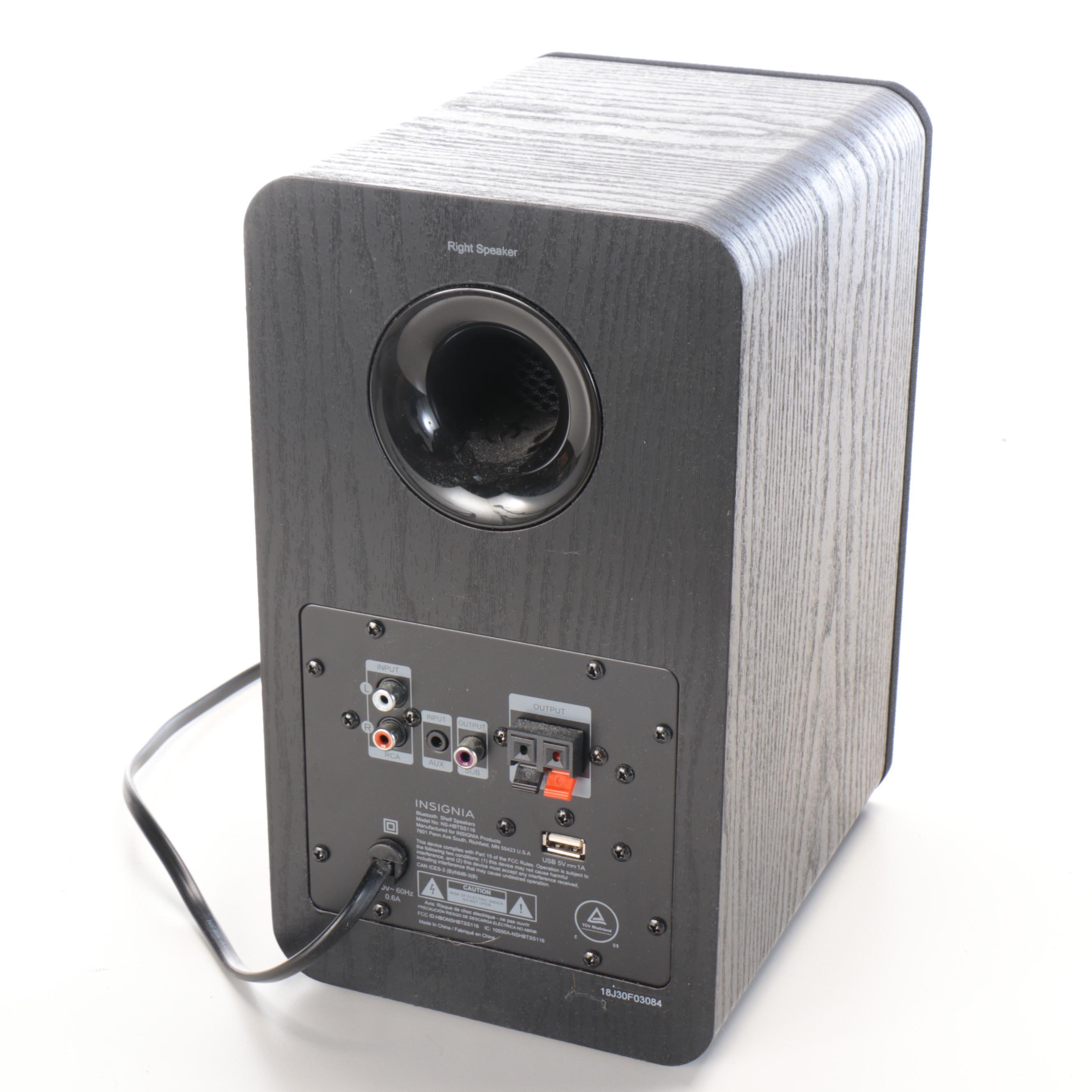 Insignia 25W Bluetooth Bookshelf Speakers