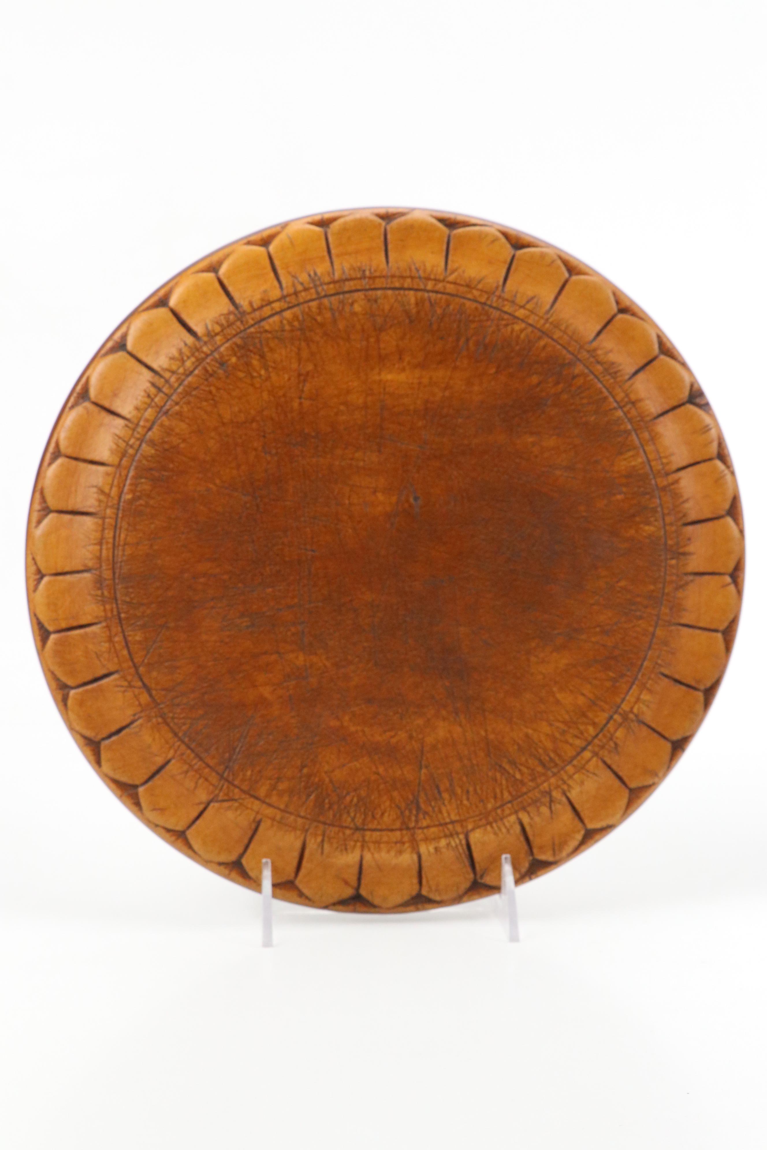 Wooden Round Cake Plates