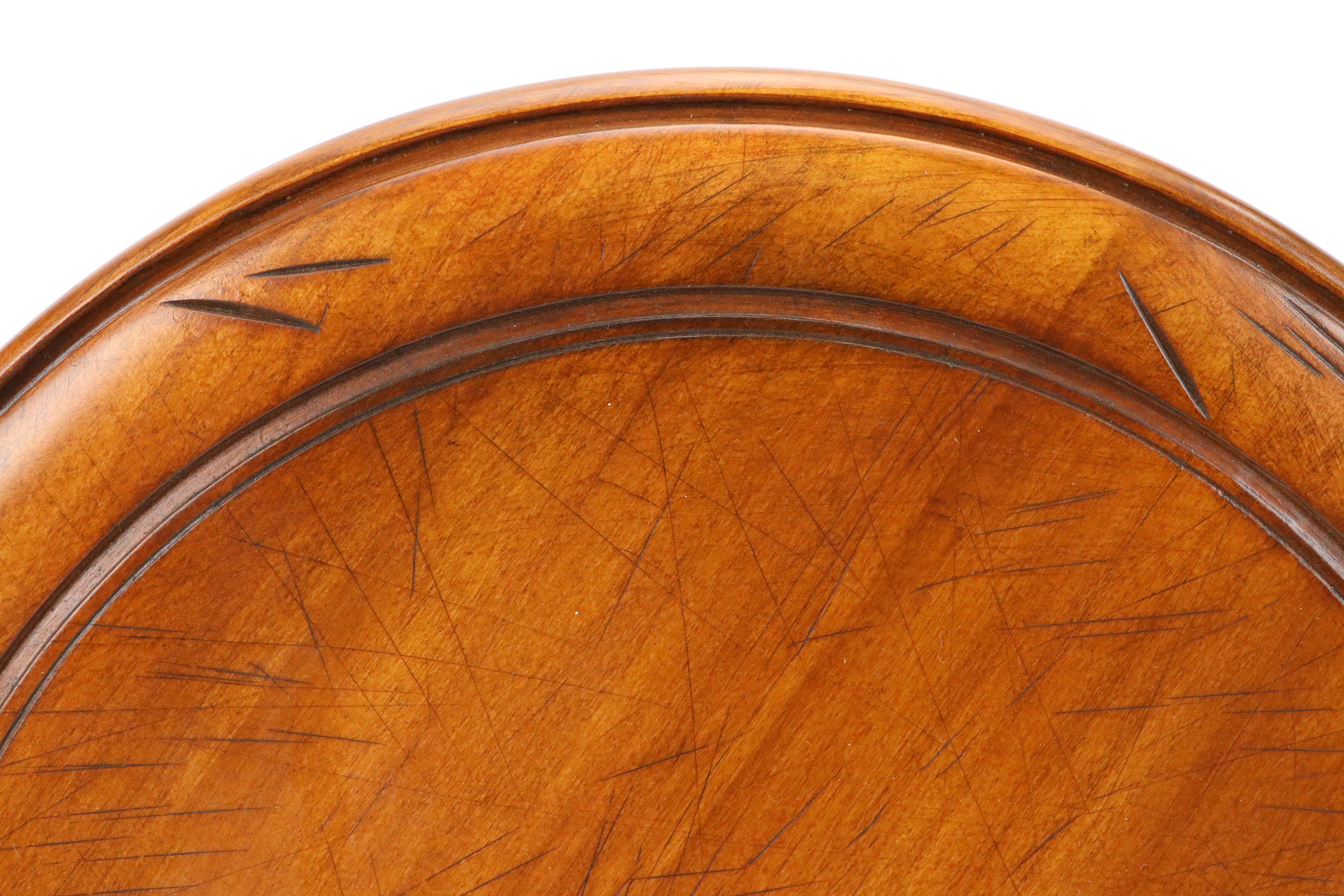 Wooden Round Cake Plates