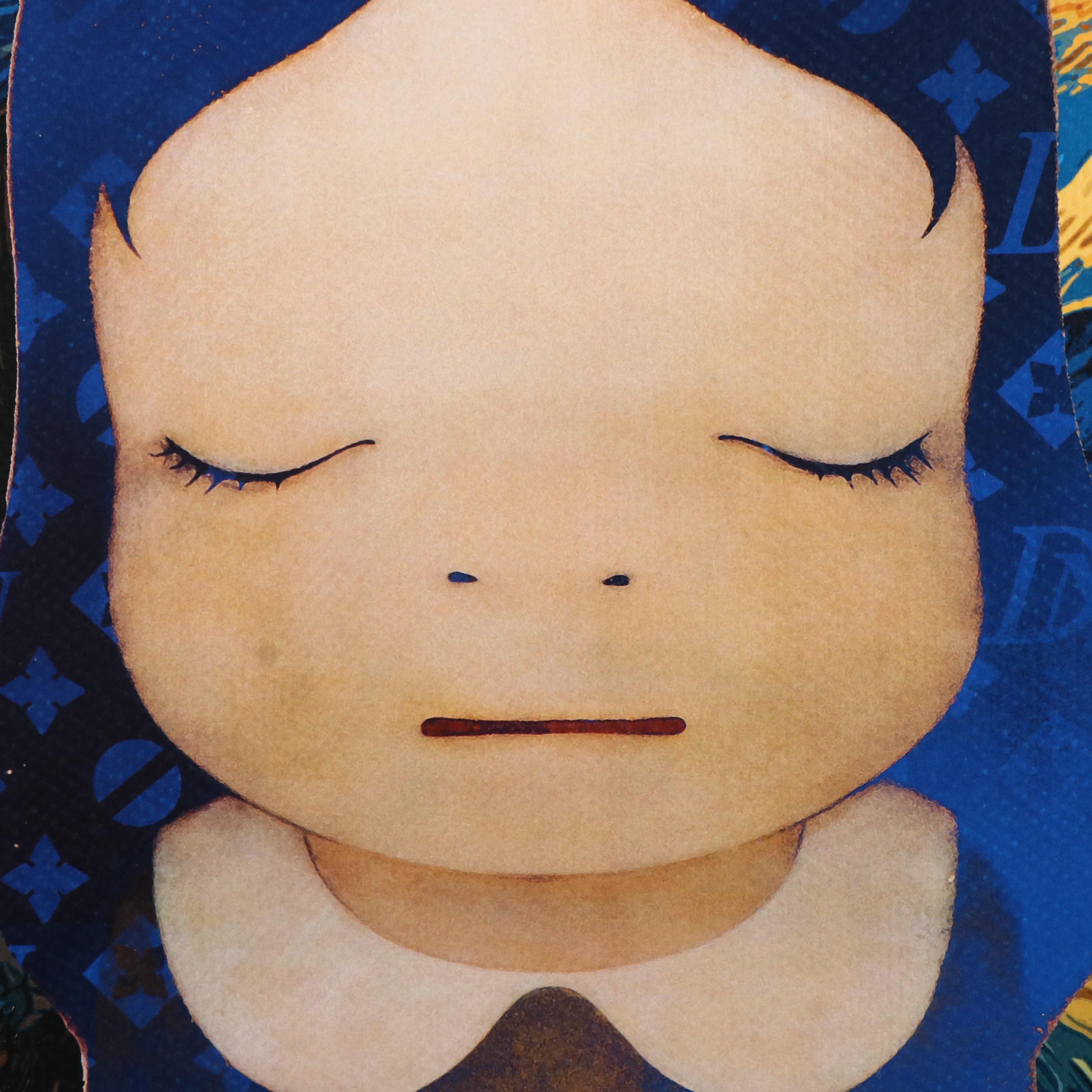 Death NYC Pop Art Graphic Print Homage to Yoshitomo Nara, 2024