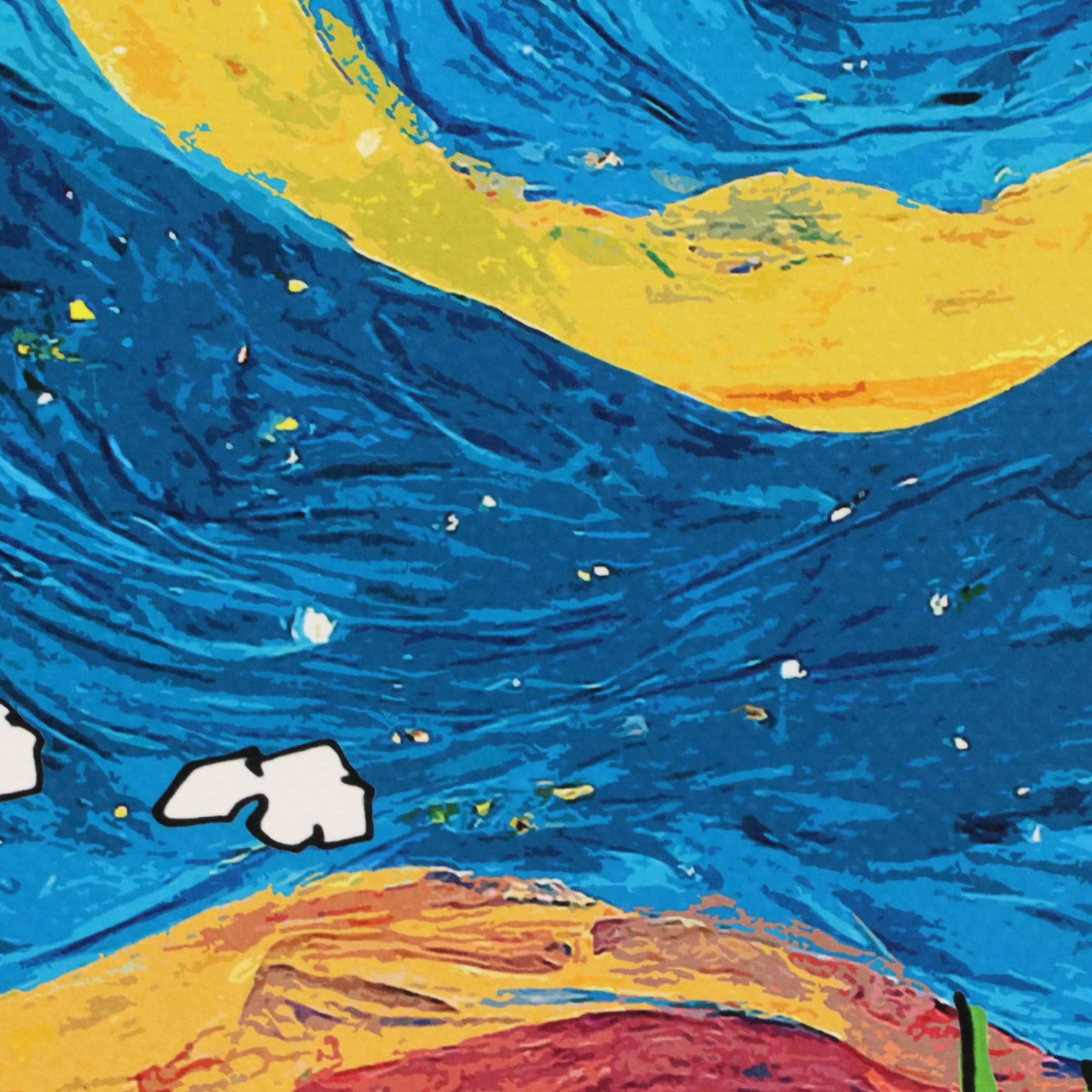 Death NYC Graphic Digital Print Featuring Charlie Brown and Snoopy, 2023