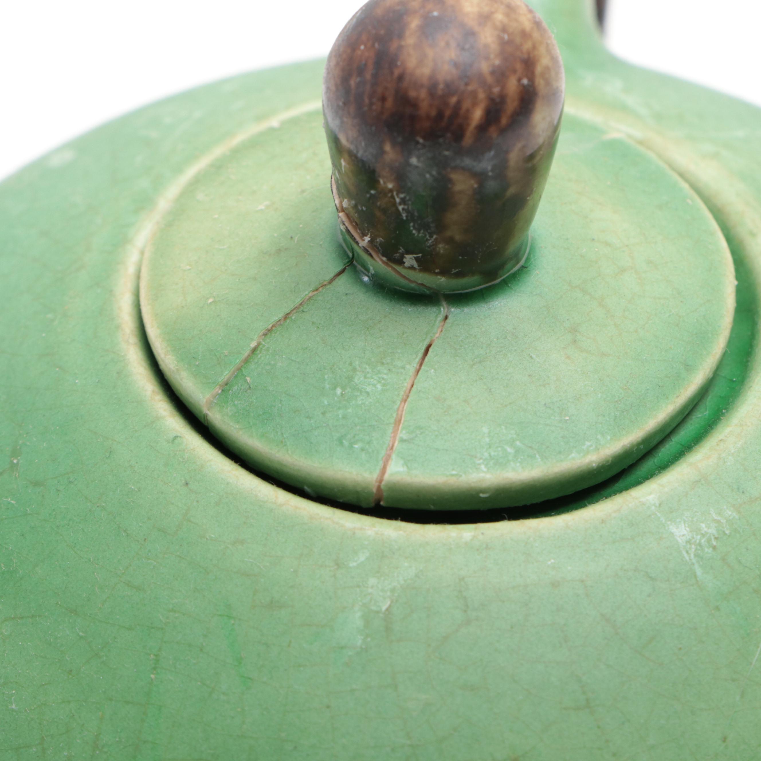Art Deco Style Ceramic Tea and Coffee Pots, Early to Mid-20th Century