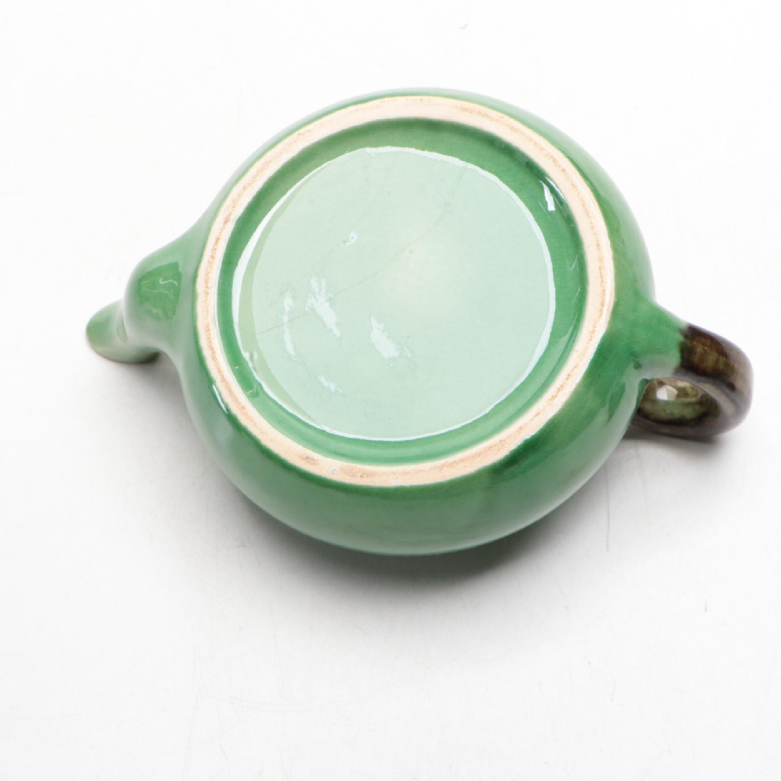 Art Deco Style Ceramic Tea and Coffee Pots, Early to Mid-20th Century