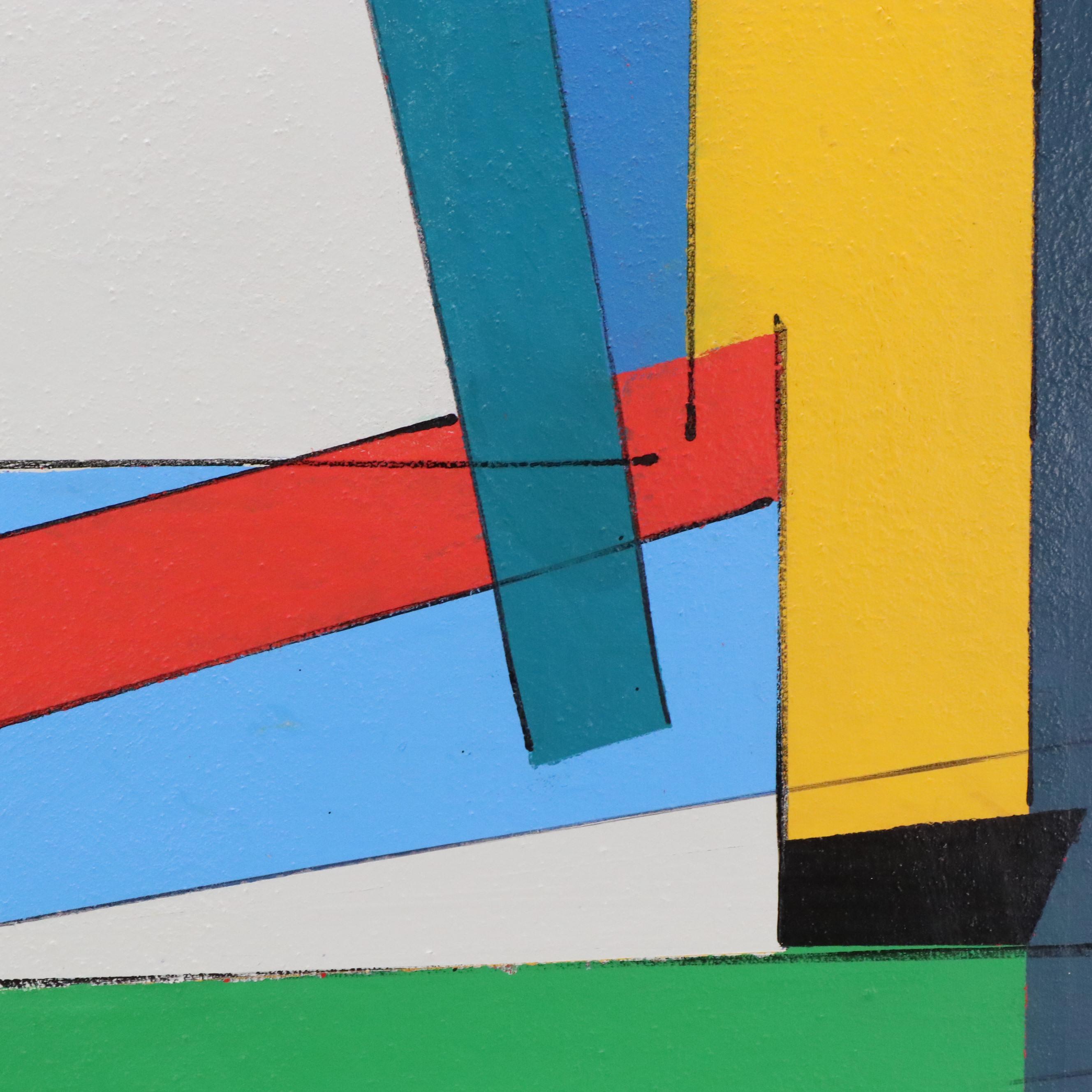 Antonio Carreño Abstract Modernist Acrylic Painting "Reflection," 2023