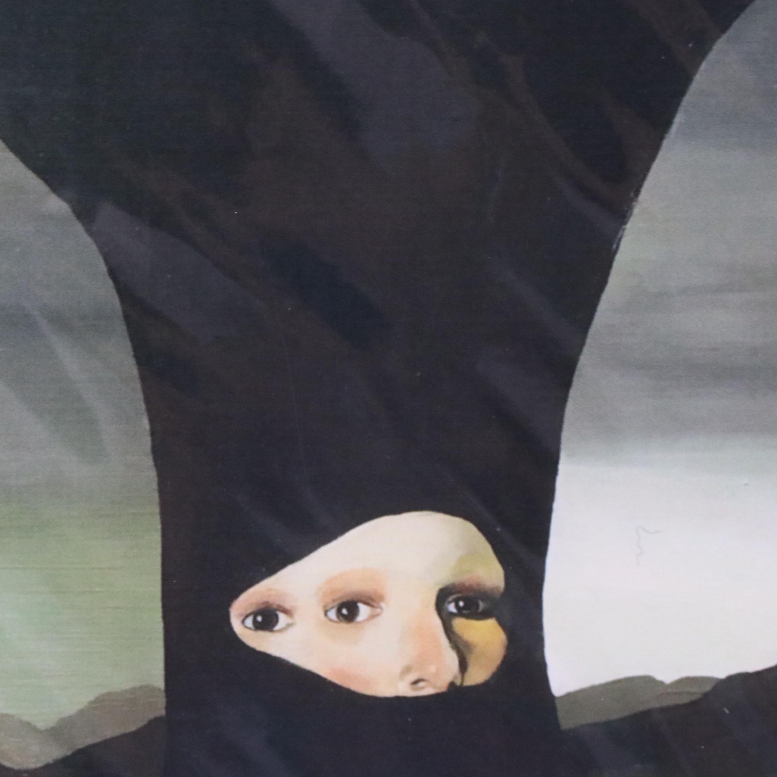 Coni Surrealist Offset Lithograph "Third Eye Blind," 21st Century