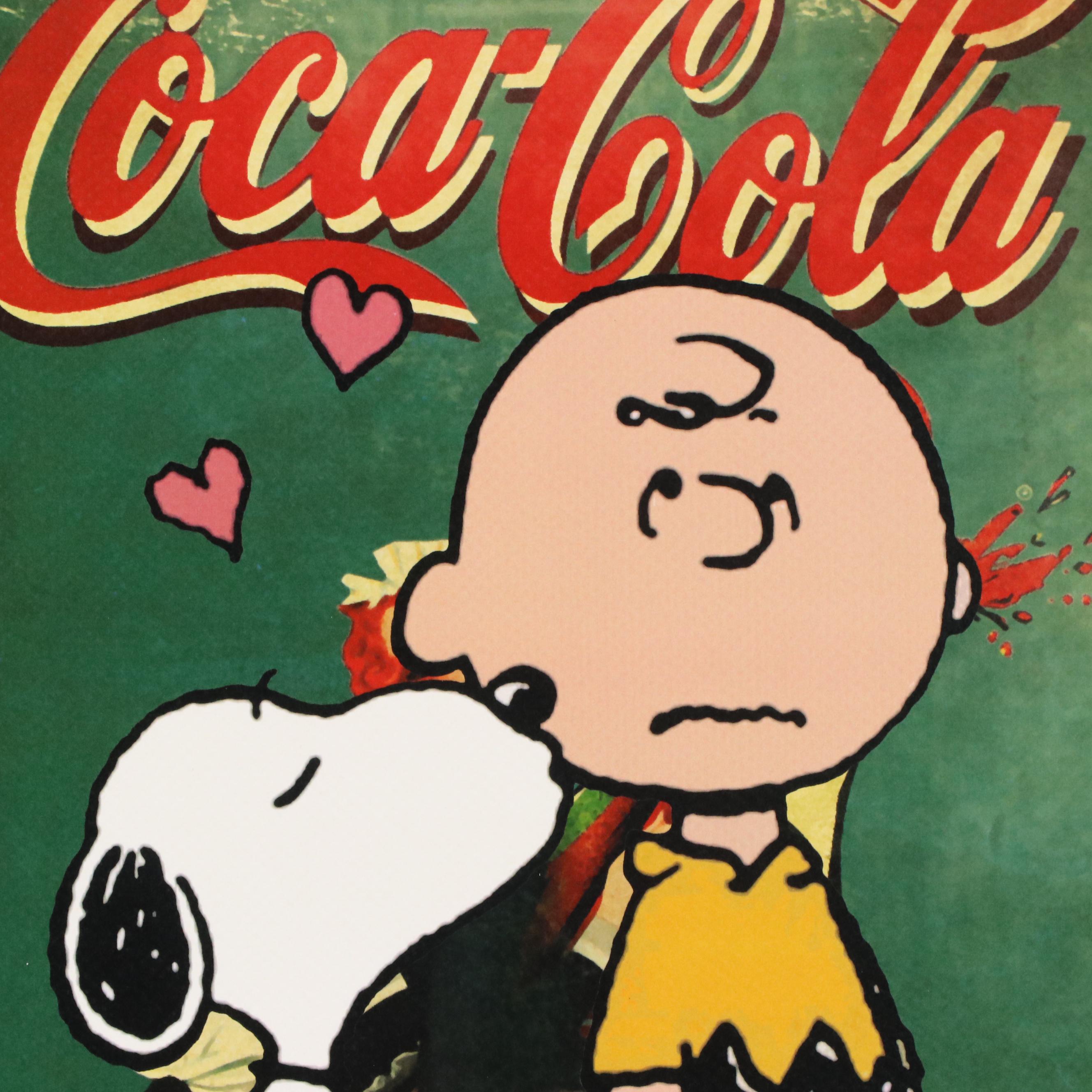 Death NYC Graphic Digital Print Featuring Snoopy and Charlie Brown, 2024