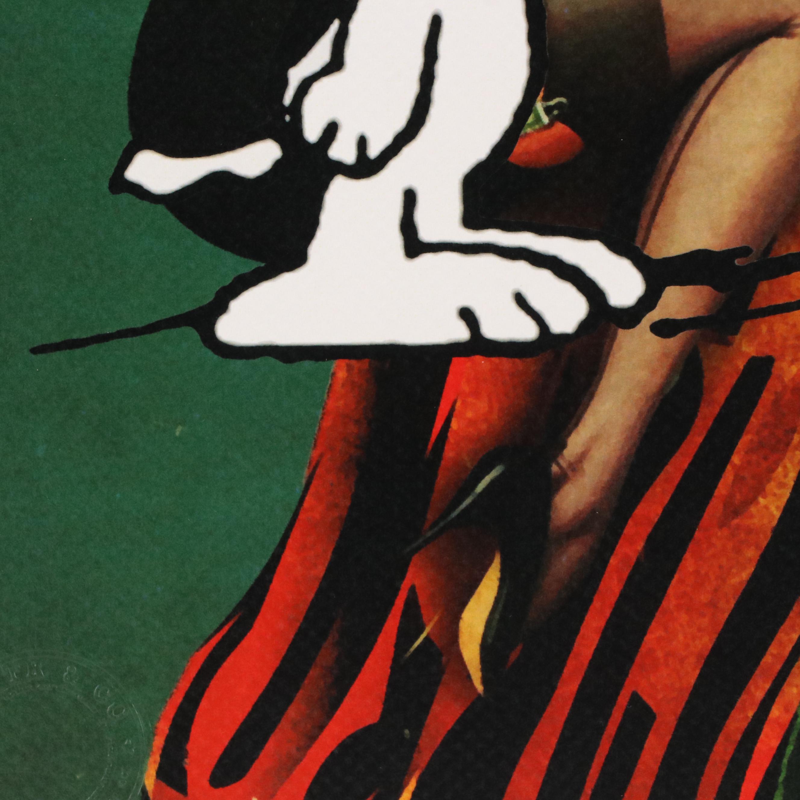 Death NYC Graphic Digital Print Featuring Snoopy and Charlie Brown, 2024