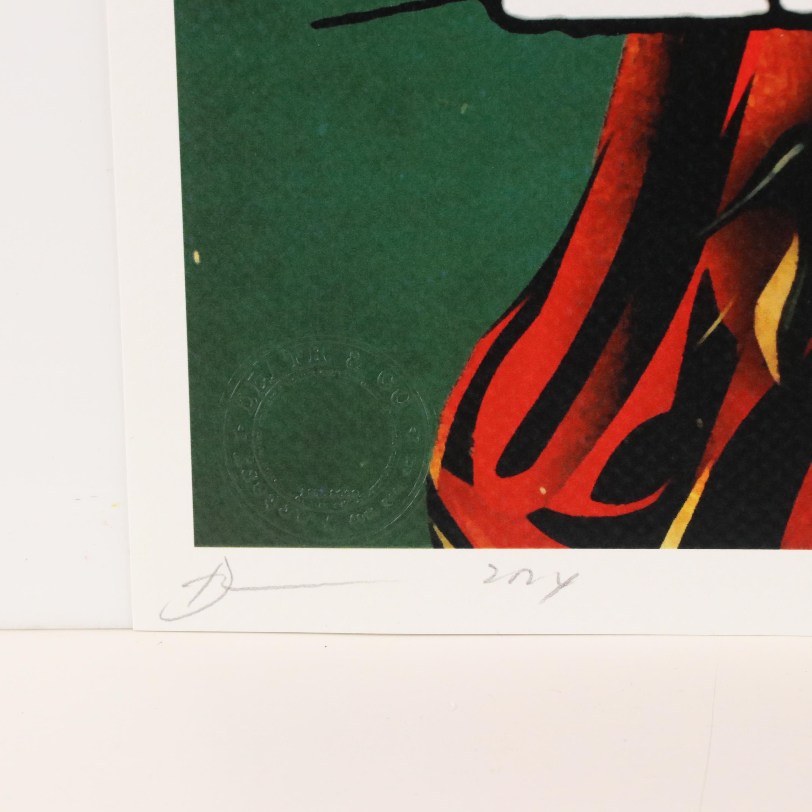 Death NYC Graphic Digital Print Featuring Snoopy and Charlie Brown, 2024