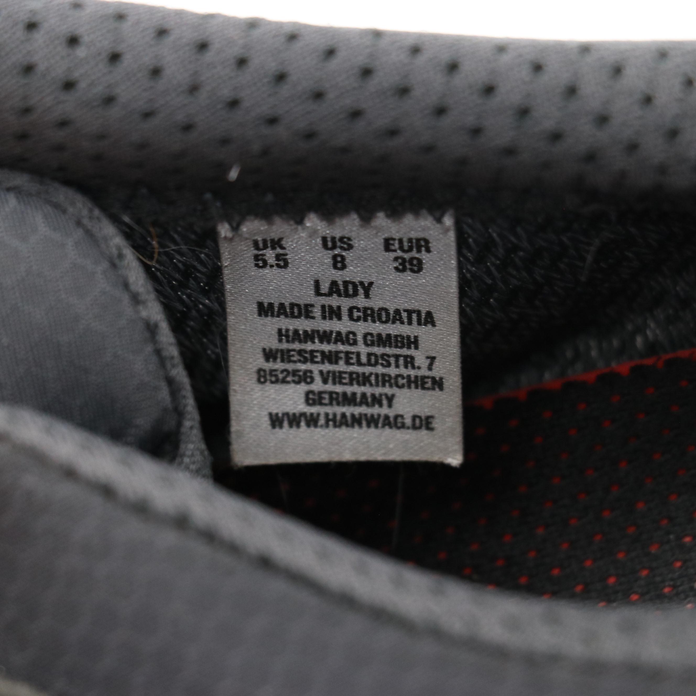 Han Wag Banks Low Lady GTX Sneakers in Asphalt/Ocean Nubuck Suede and Leather