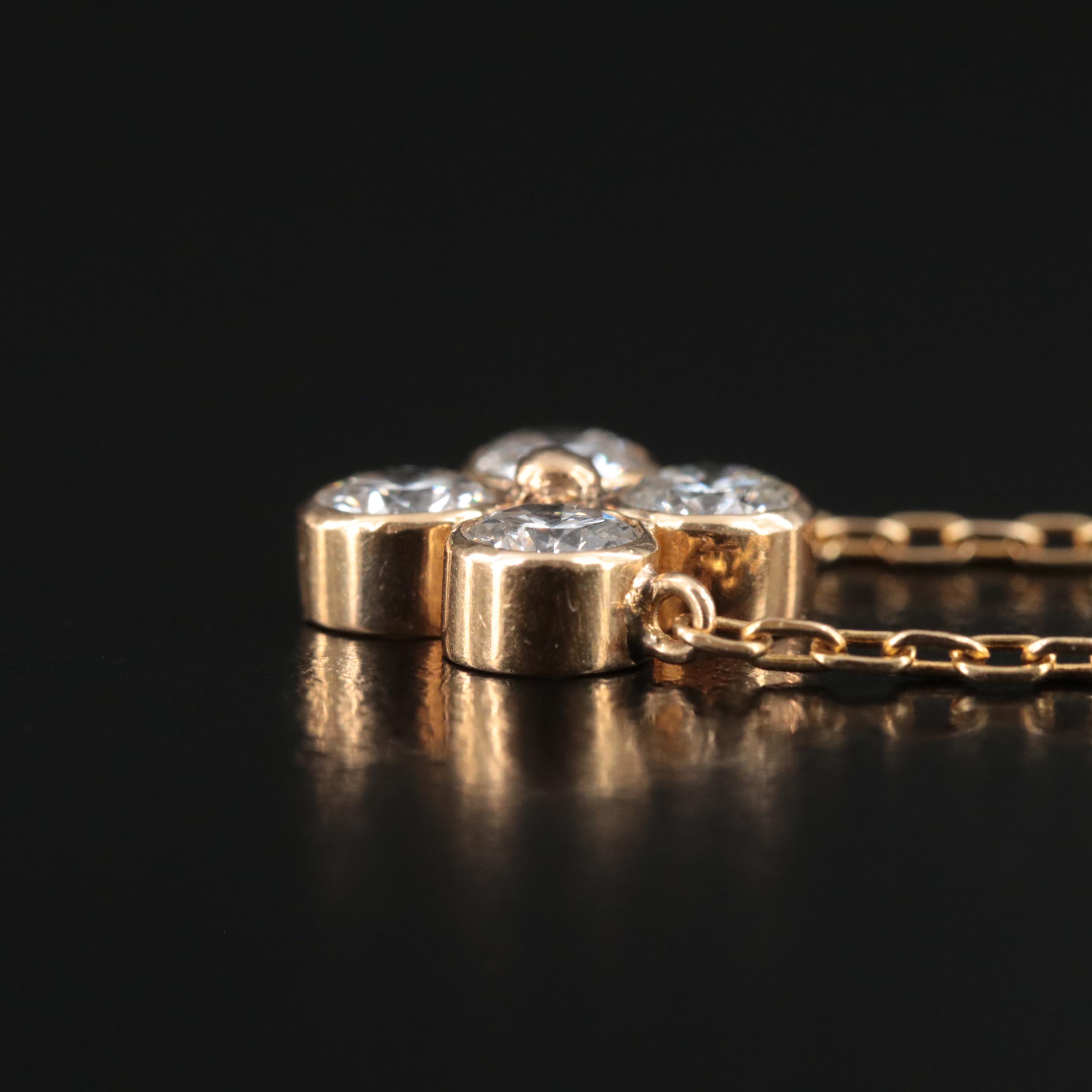 18K 1.00 CTW Diamond Necklace