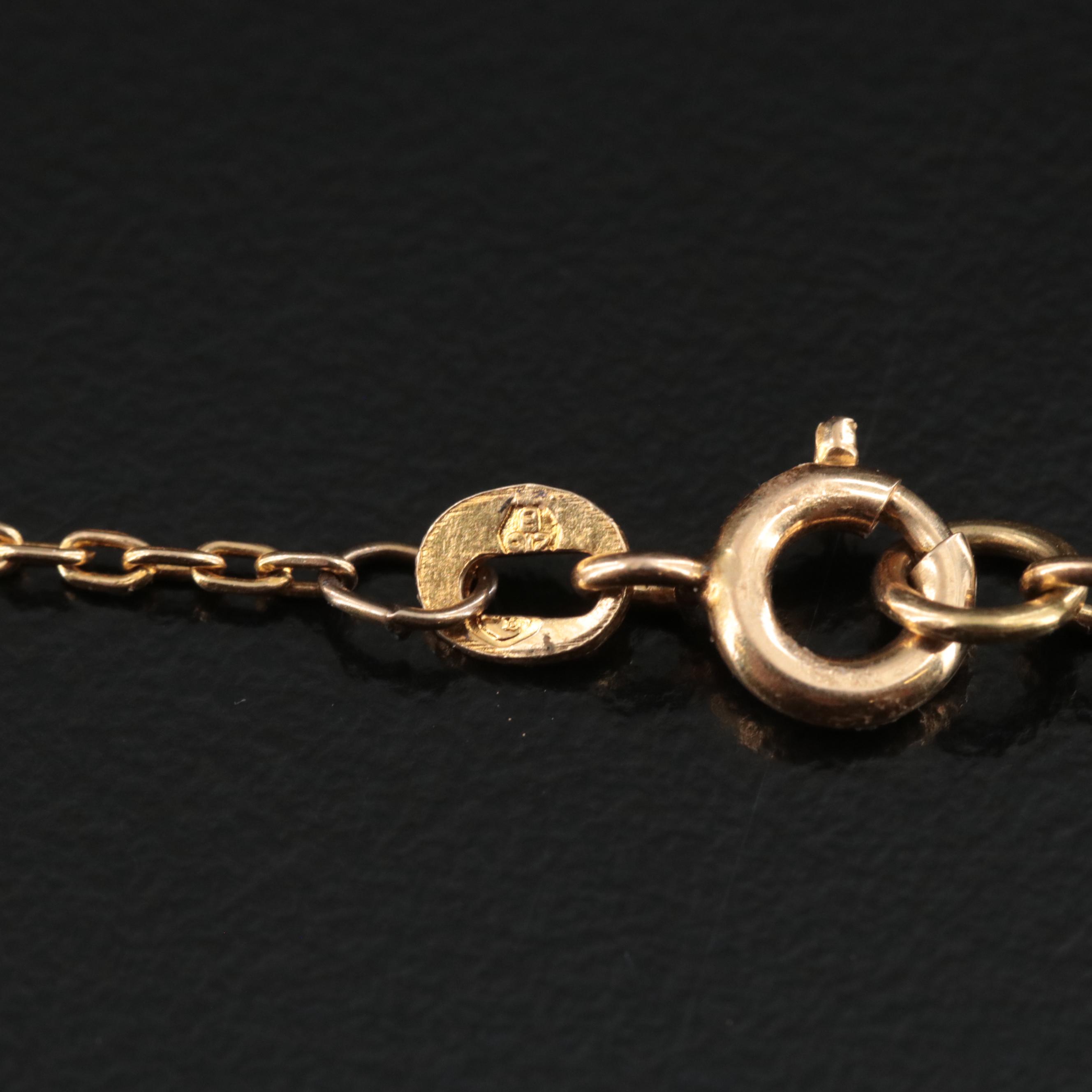 18K 1.00 CTW Diamond Necklace