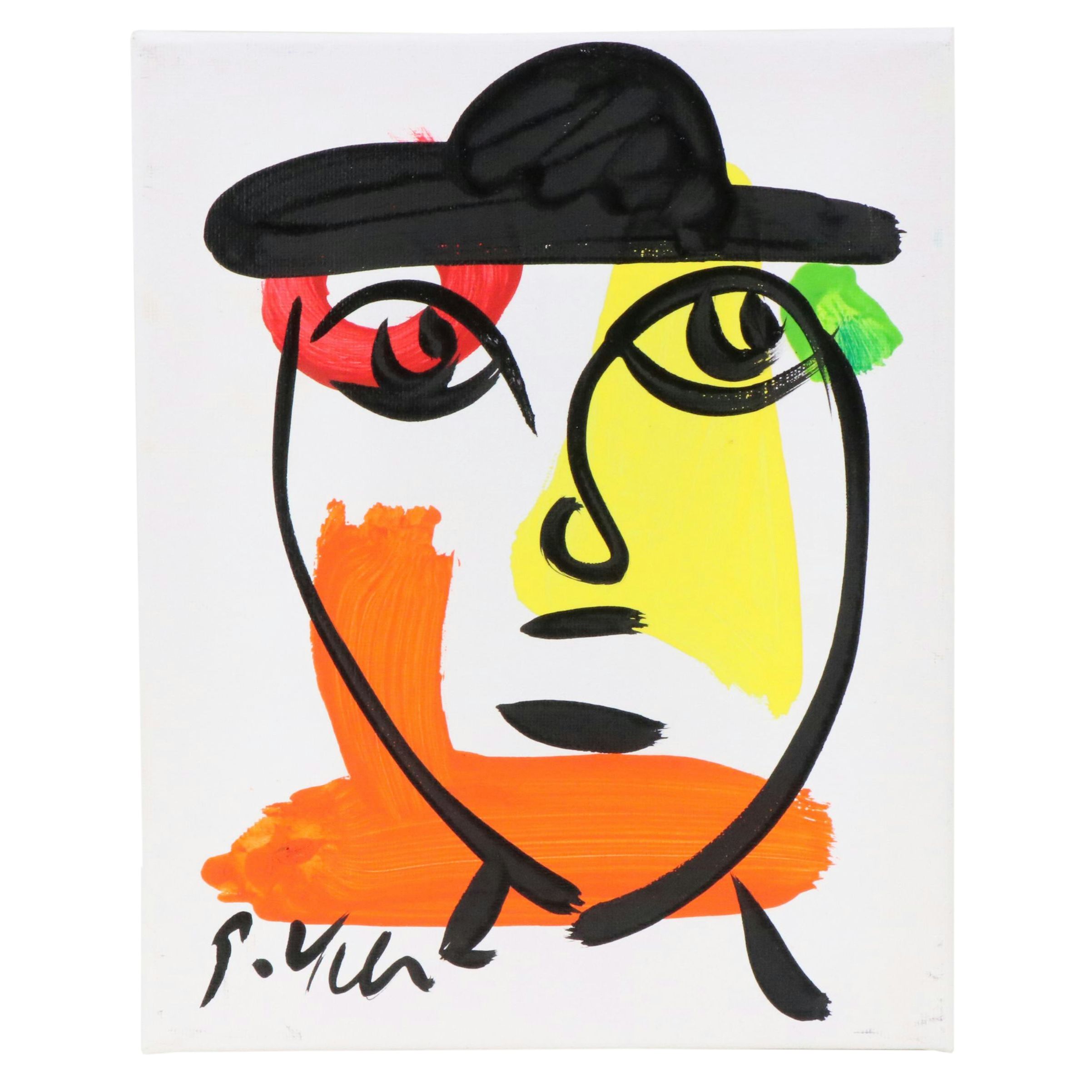 Peter Robert Keil Stylized Acrylic Portrait