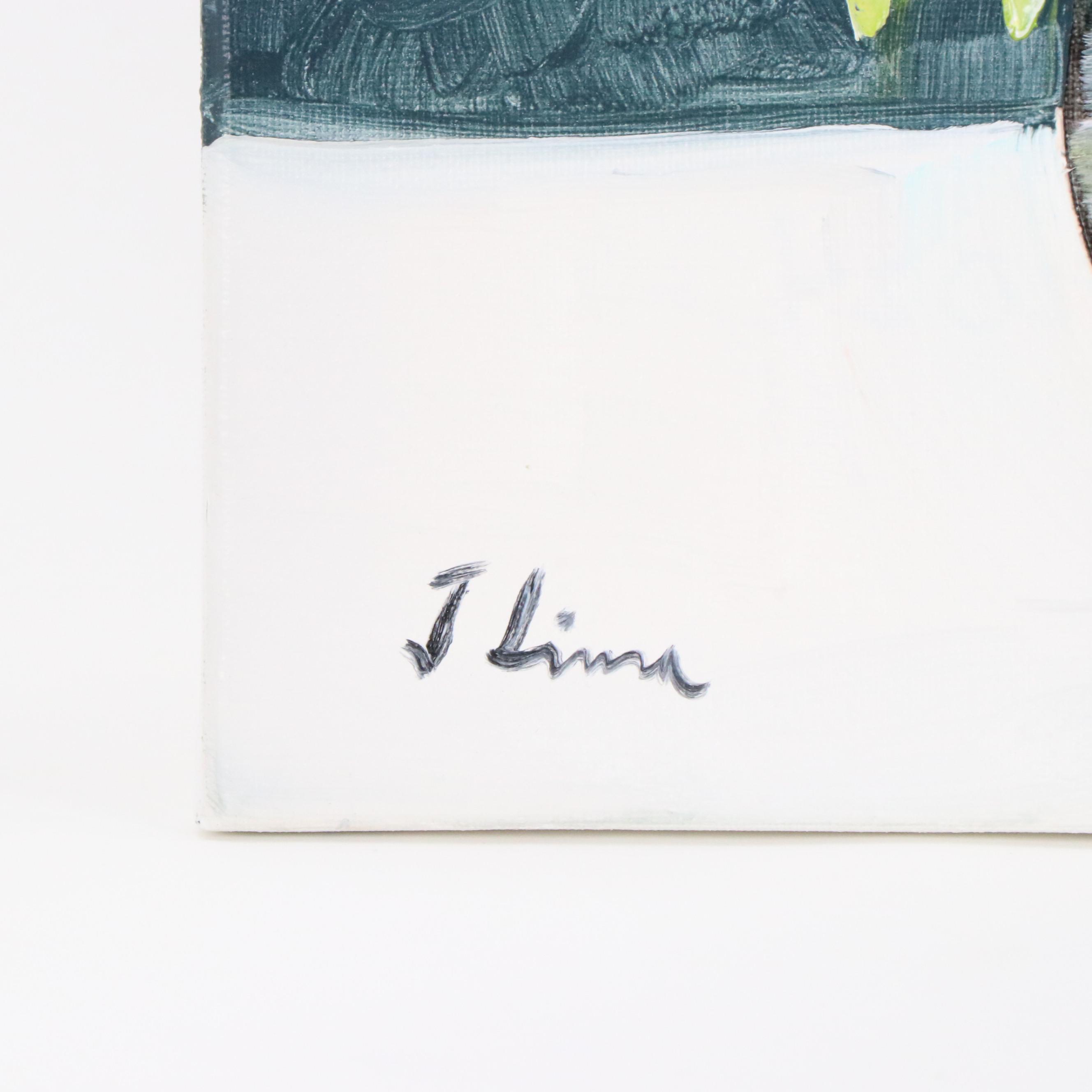 José M. Lima Floral Still Life Oil Painting, 2024