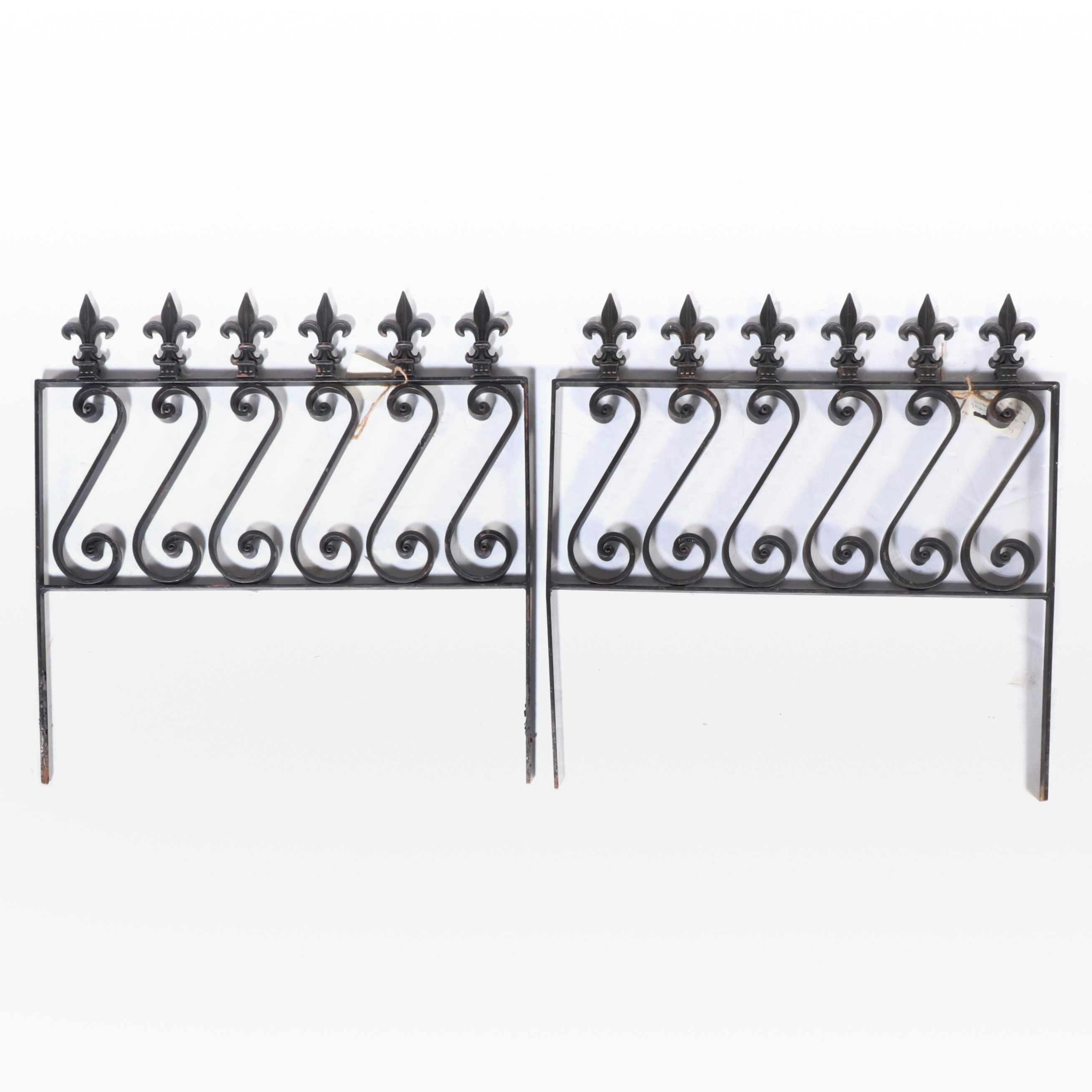 Victorian Style Wrought Iron Ornamental Garden Bed Edging