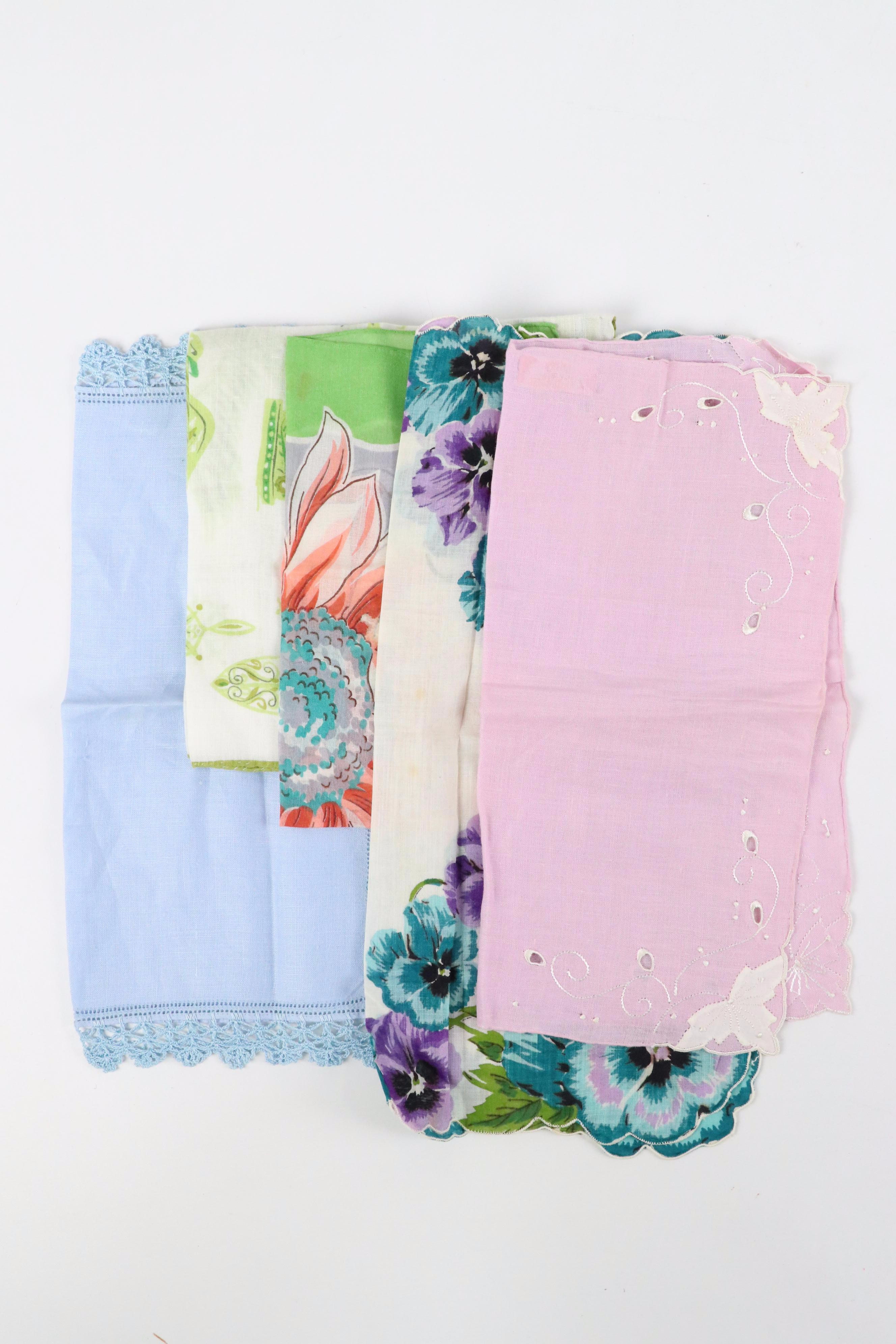 Disney Donald and Daisy Duck, Filipino Hand Rolled and More Handkerchiefs