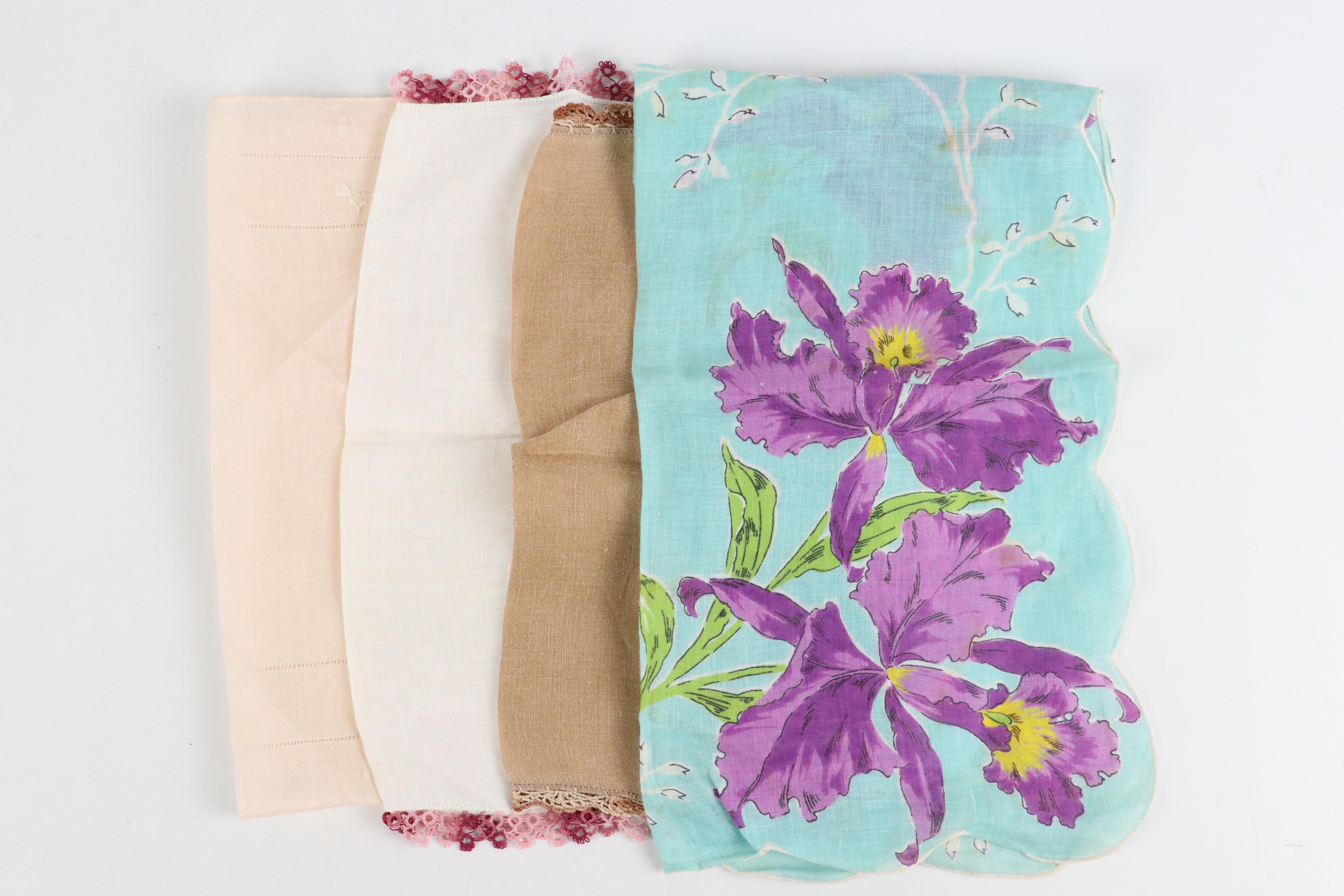 Disney Donald and Daisy Duck, Filipino Hand Rolled and More Handkerchiefs