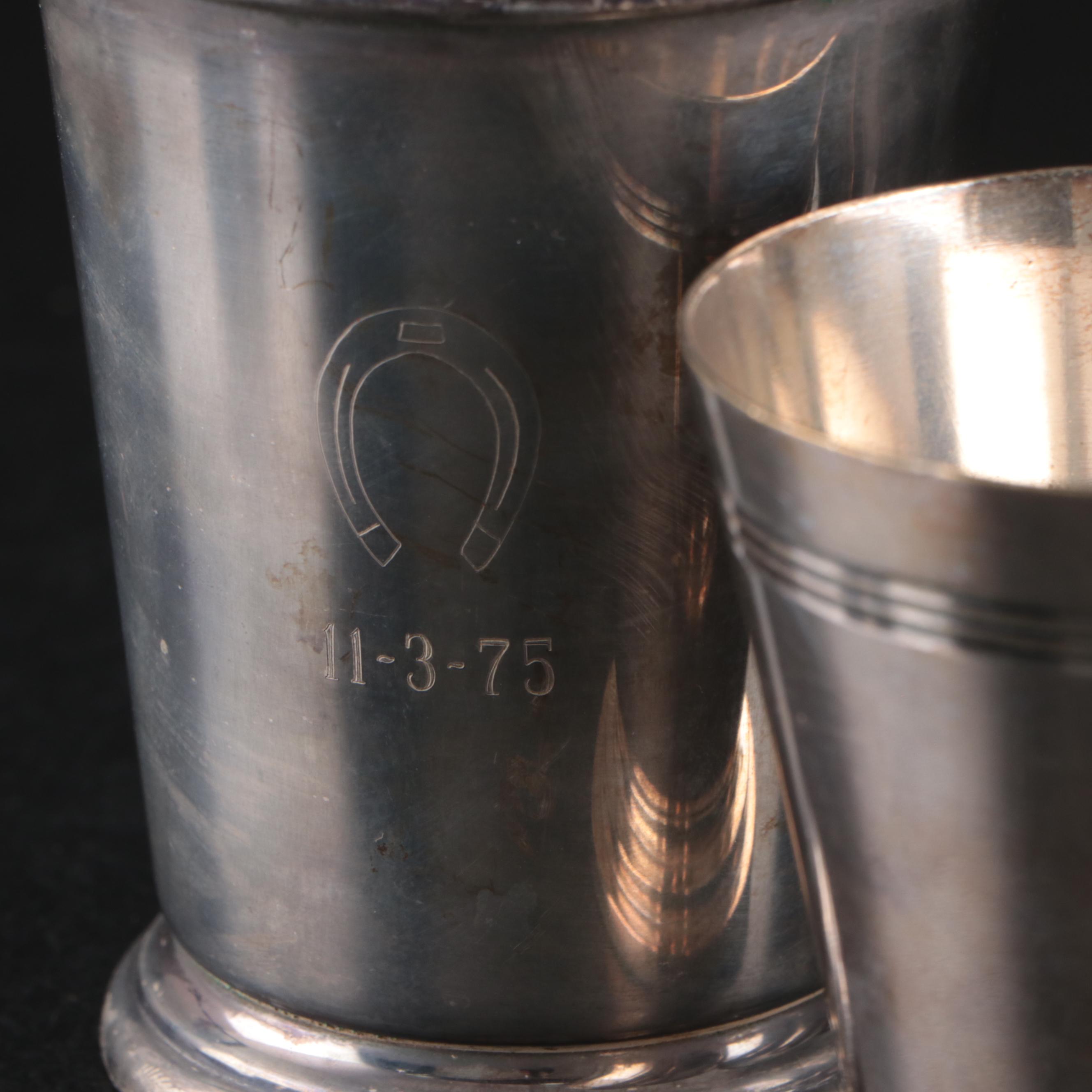 Reed & Barton Paul Revere Bowl with Other Silver Plate Tableware and Accessories