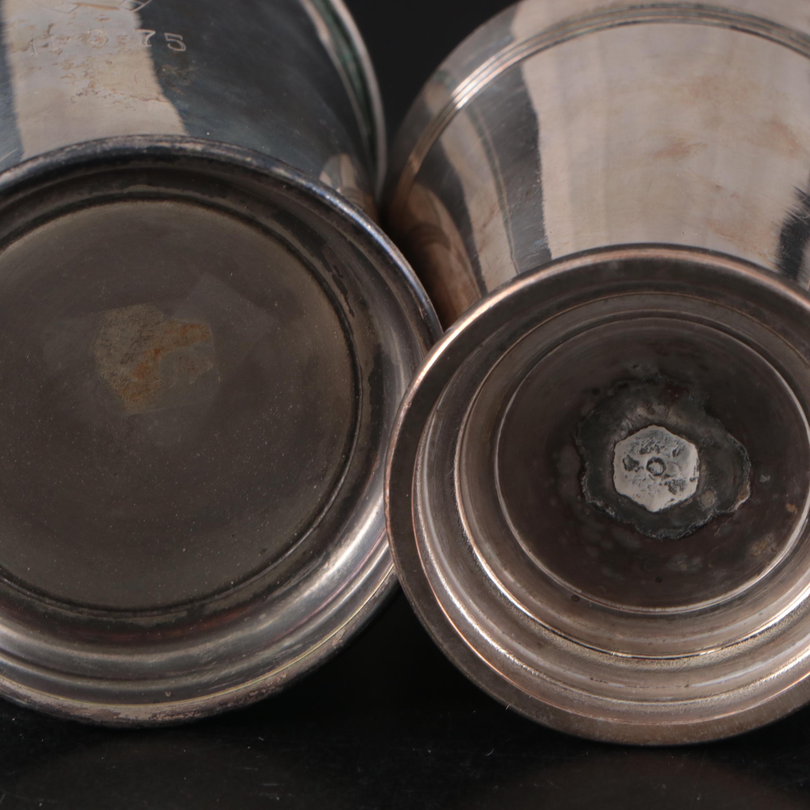 Reed & Barton Paul Revere Bowl with Other Silver Plate Tableware and Accessories