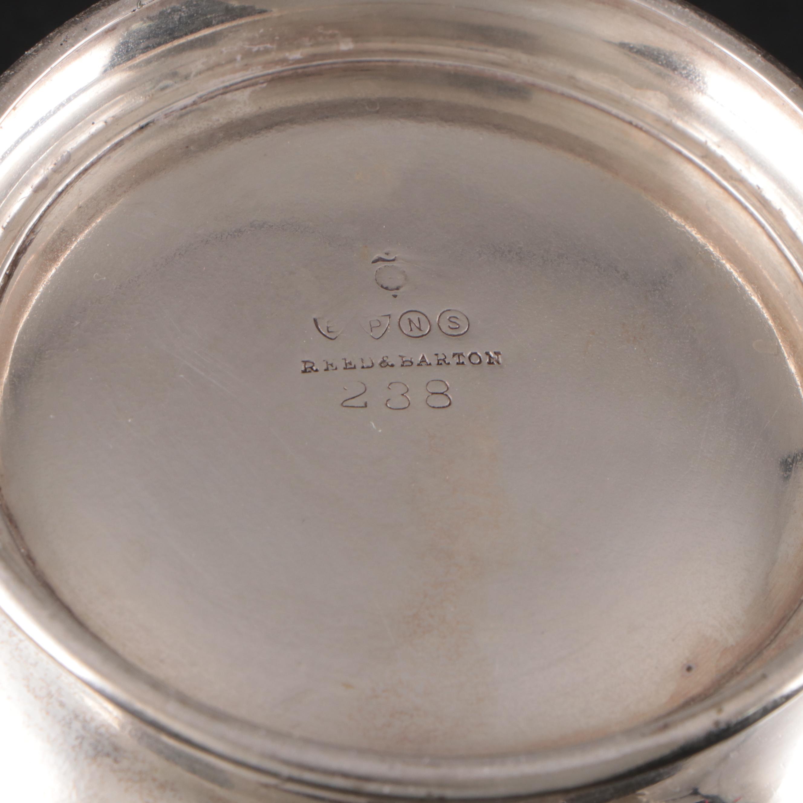 Reed & Barton Paul Revere Bowl with Other Silver Plate Tableware and Accessories