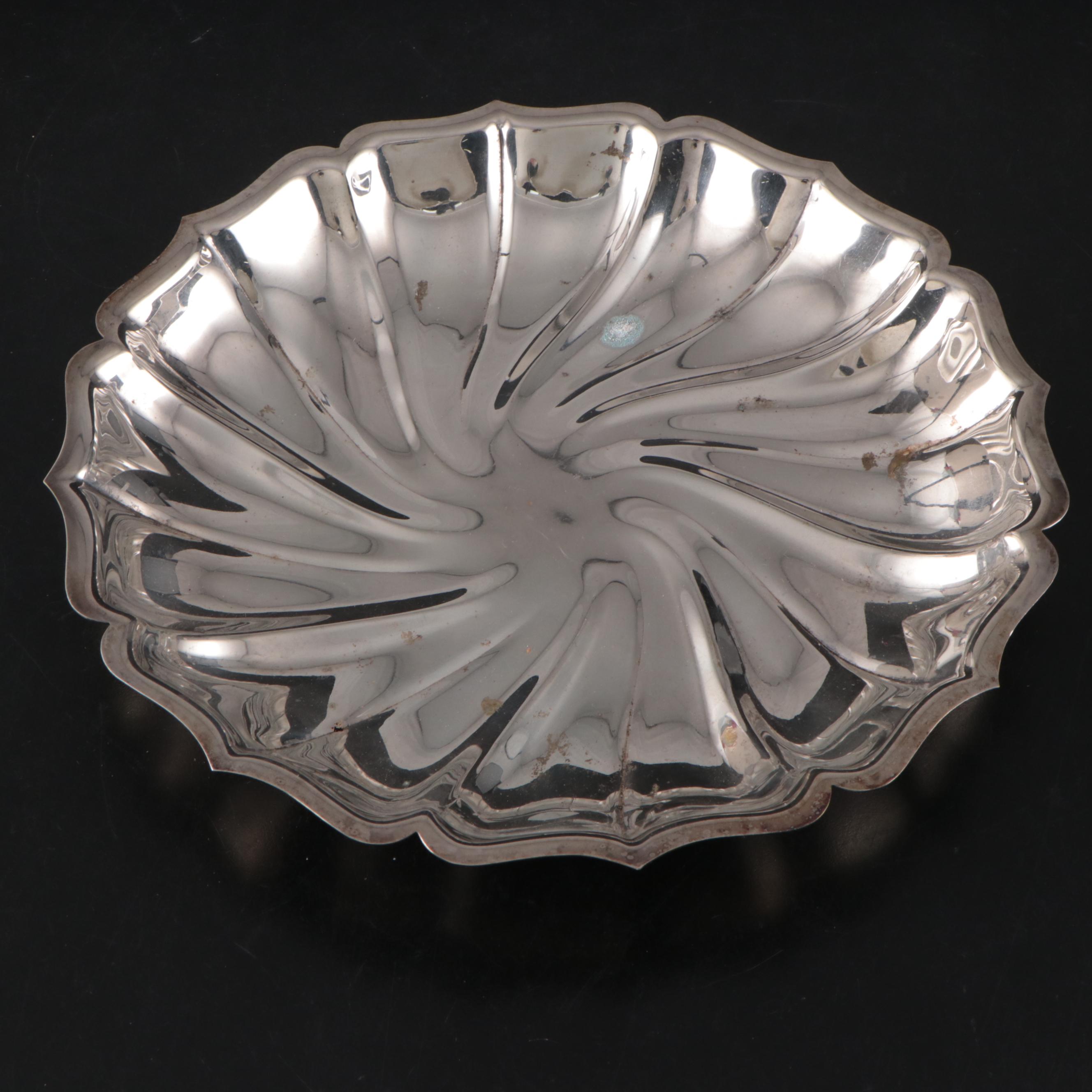 Reed & Barton Paul Revere Bowl with Other Silver Plate Tableware and Accessories