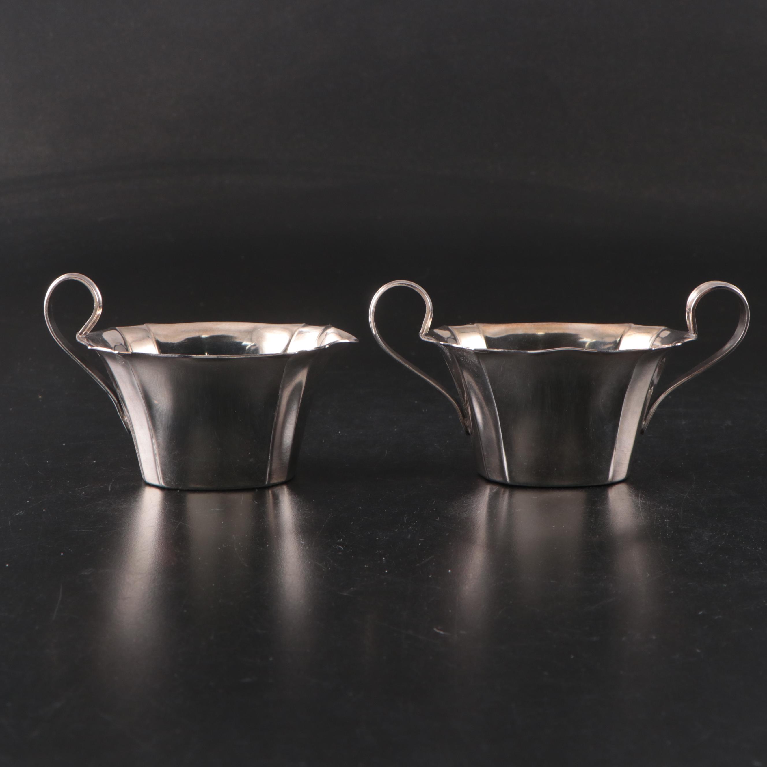 Reed & Barton Paul Revere Bowl with Other Silver Plate Tableware and Accessories