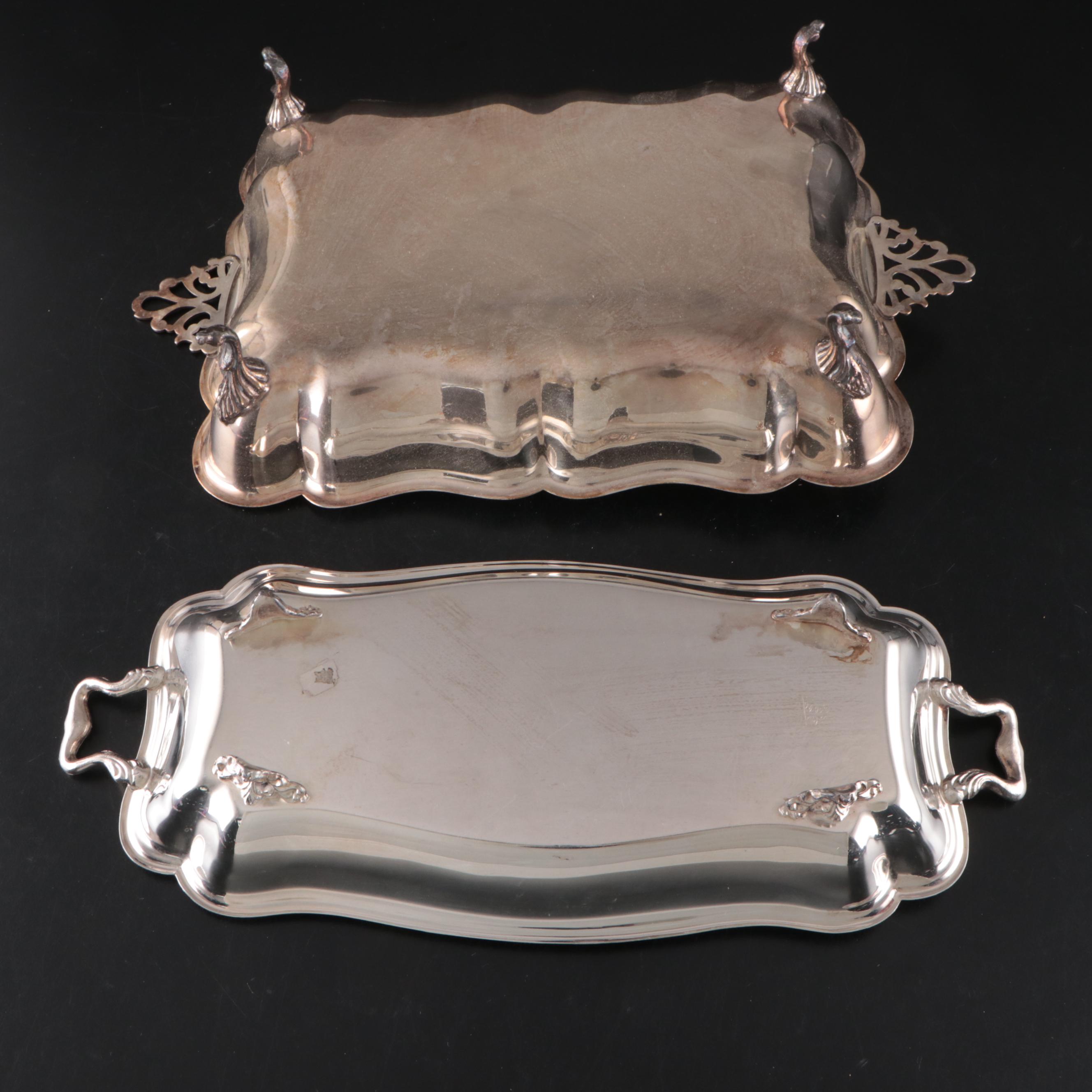 Reed & Barton Paul Revere Bowl with Other Silver Plate Tableware and Accessories