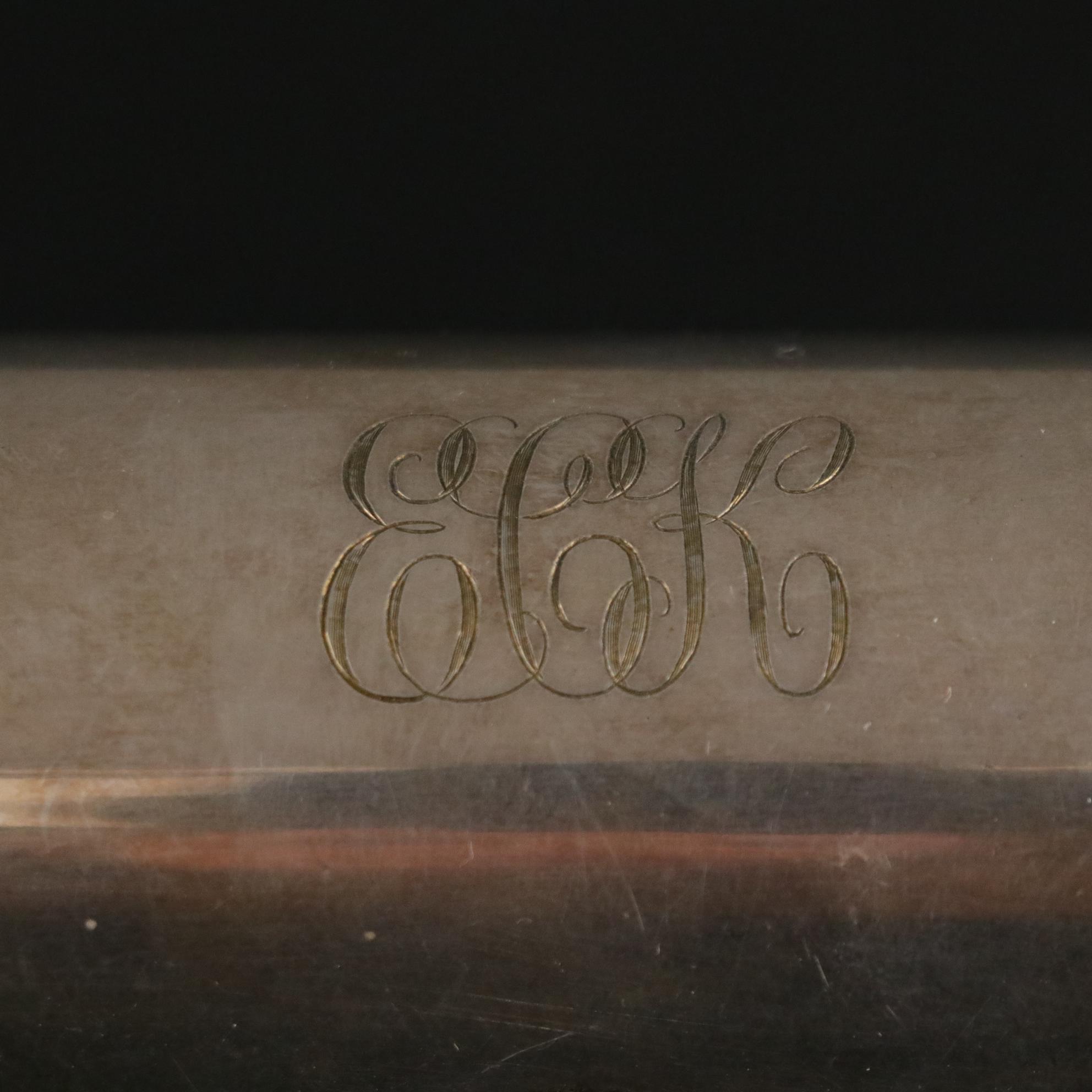 Silver and Other Coins in a Silver Plate Trunk-Form Jewelry Box