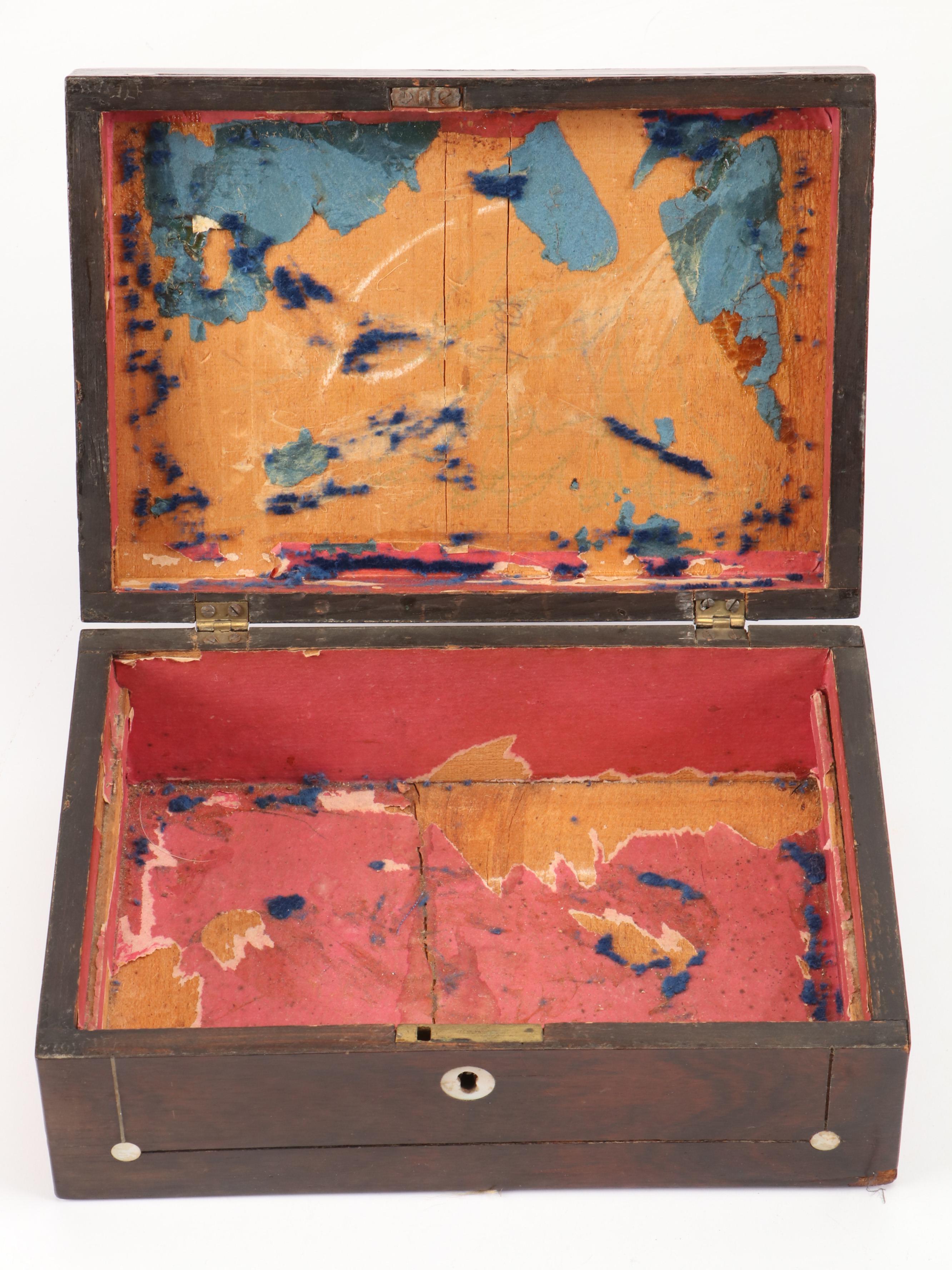 Wood Boxes with MOP and Metal Inlay and Silver Plate Candlestick Pair