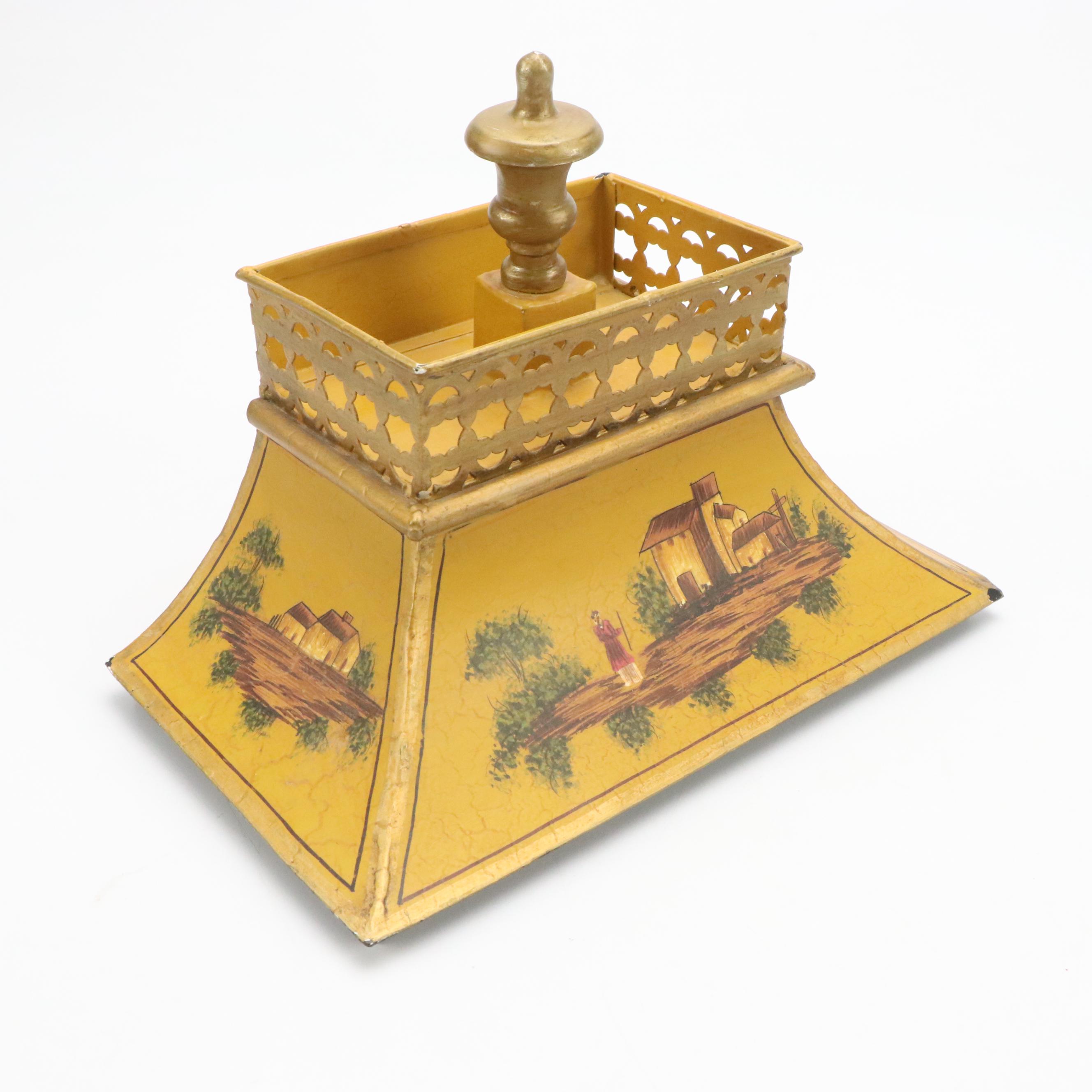 French Tole Style Metal Lavabo