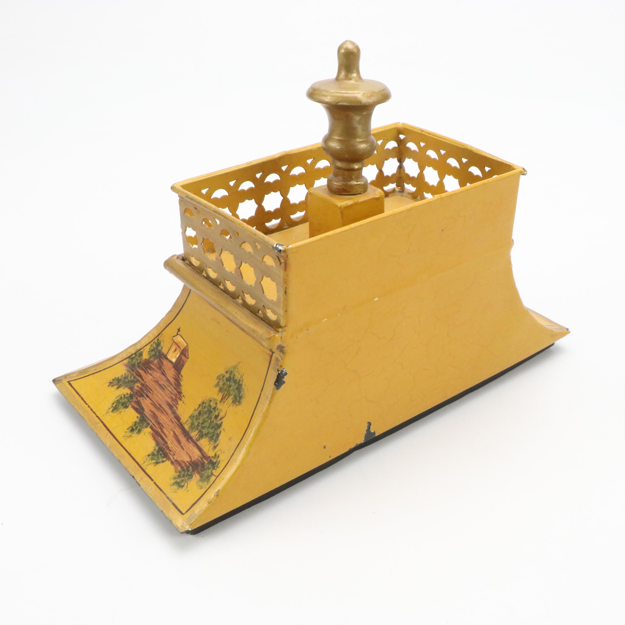 French Tole Style Metal Lavabo