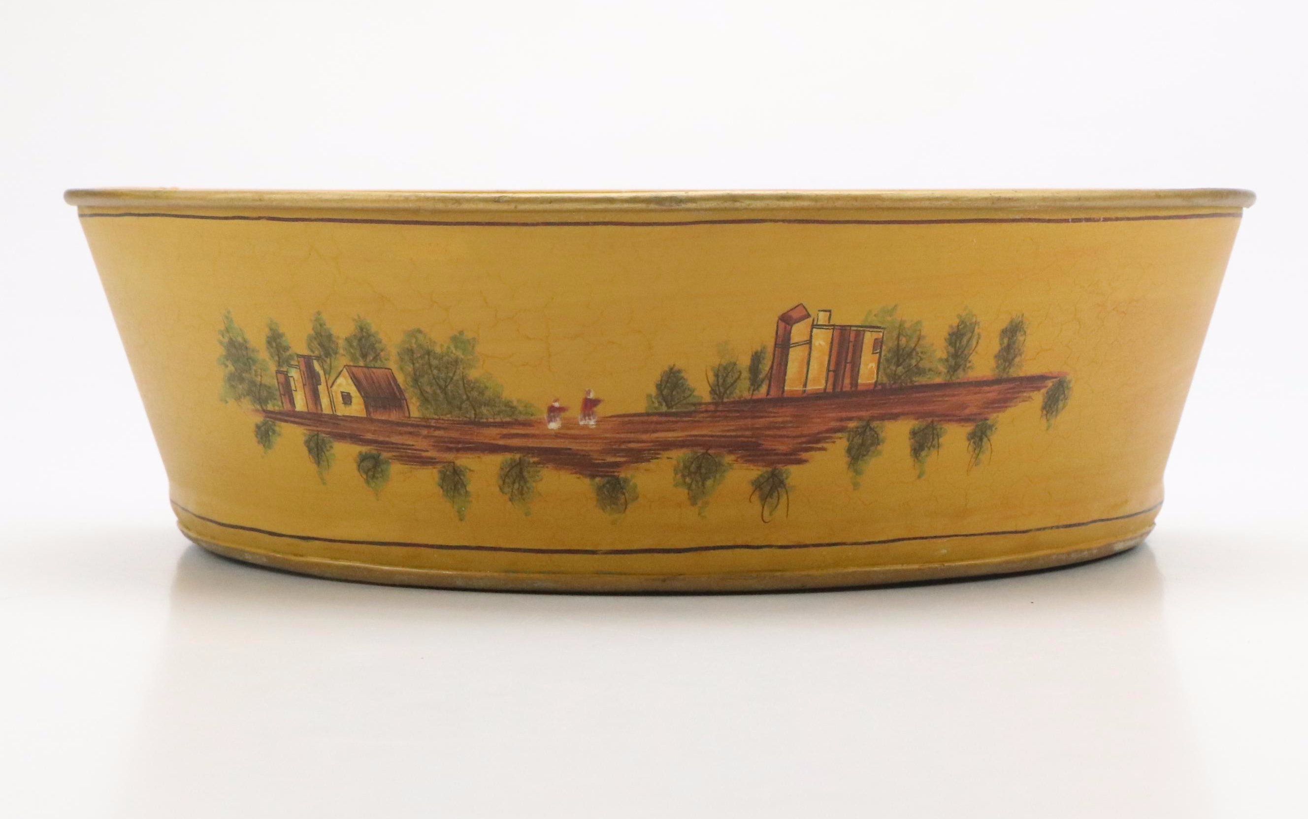 French Tole Style Metal Lavabo