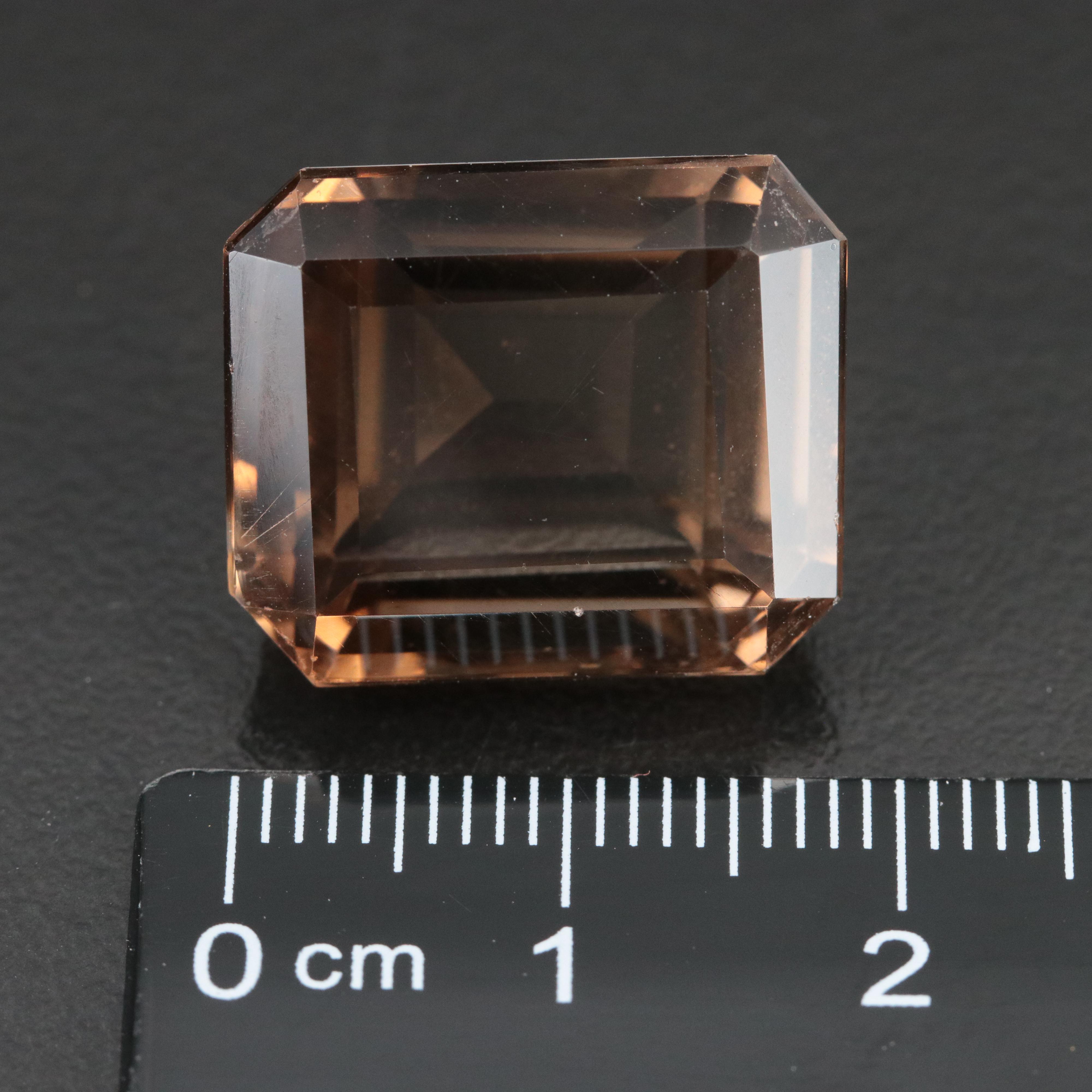 Loose 25.89 CT Smoky Quartz