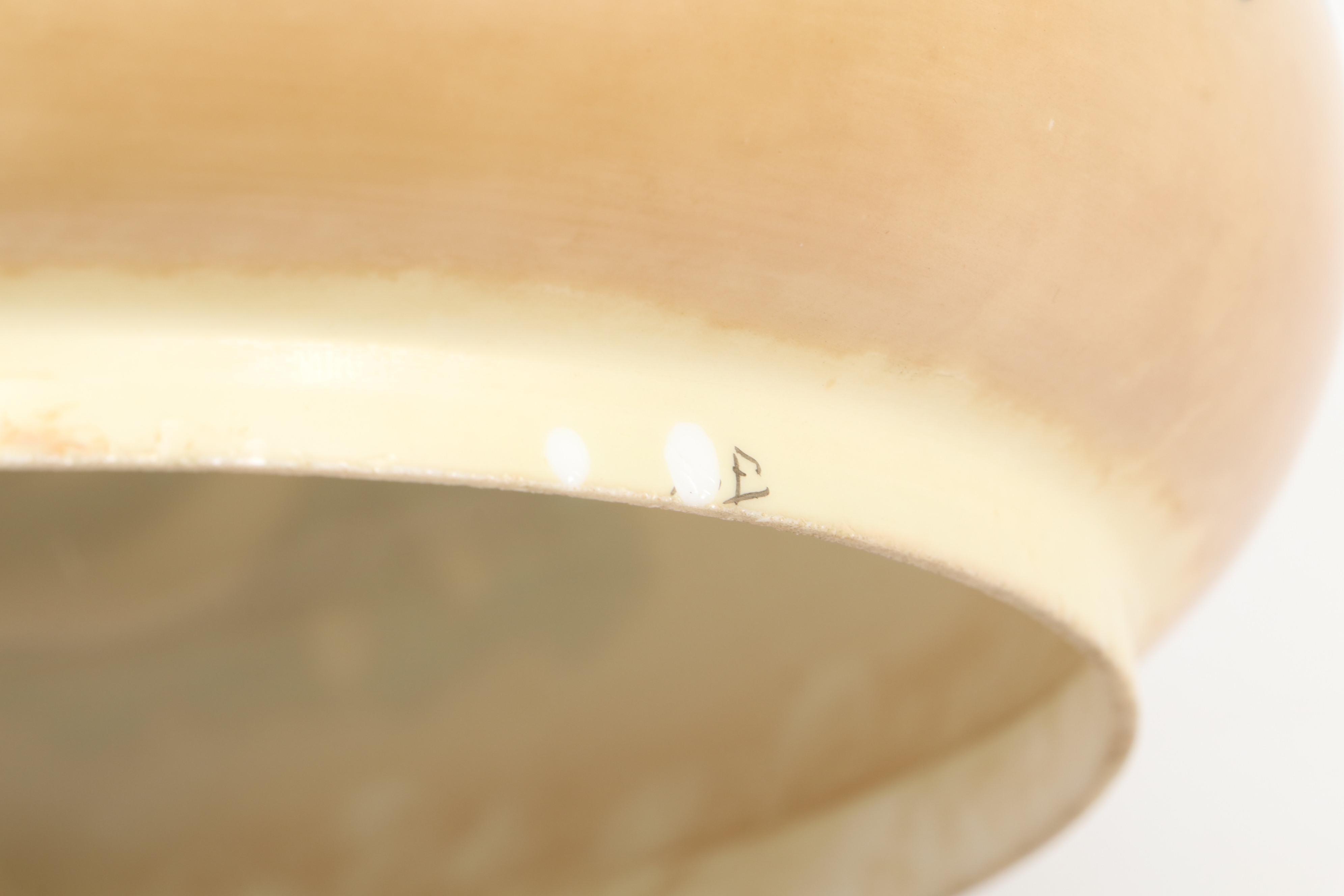 Handel Art Nouveau Glass Lamp Shade with Base, Early to Mid-20th Century