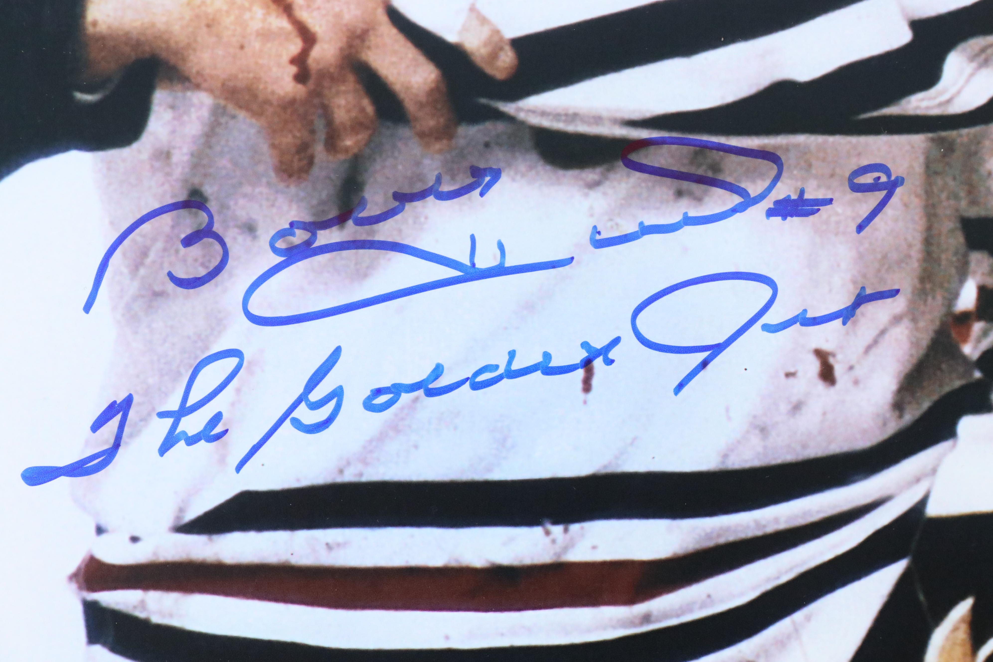 Bobby Hull Signed Chicago Blackhawks Large Hockey Photo with More