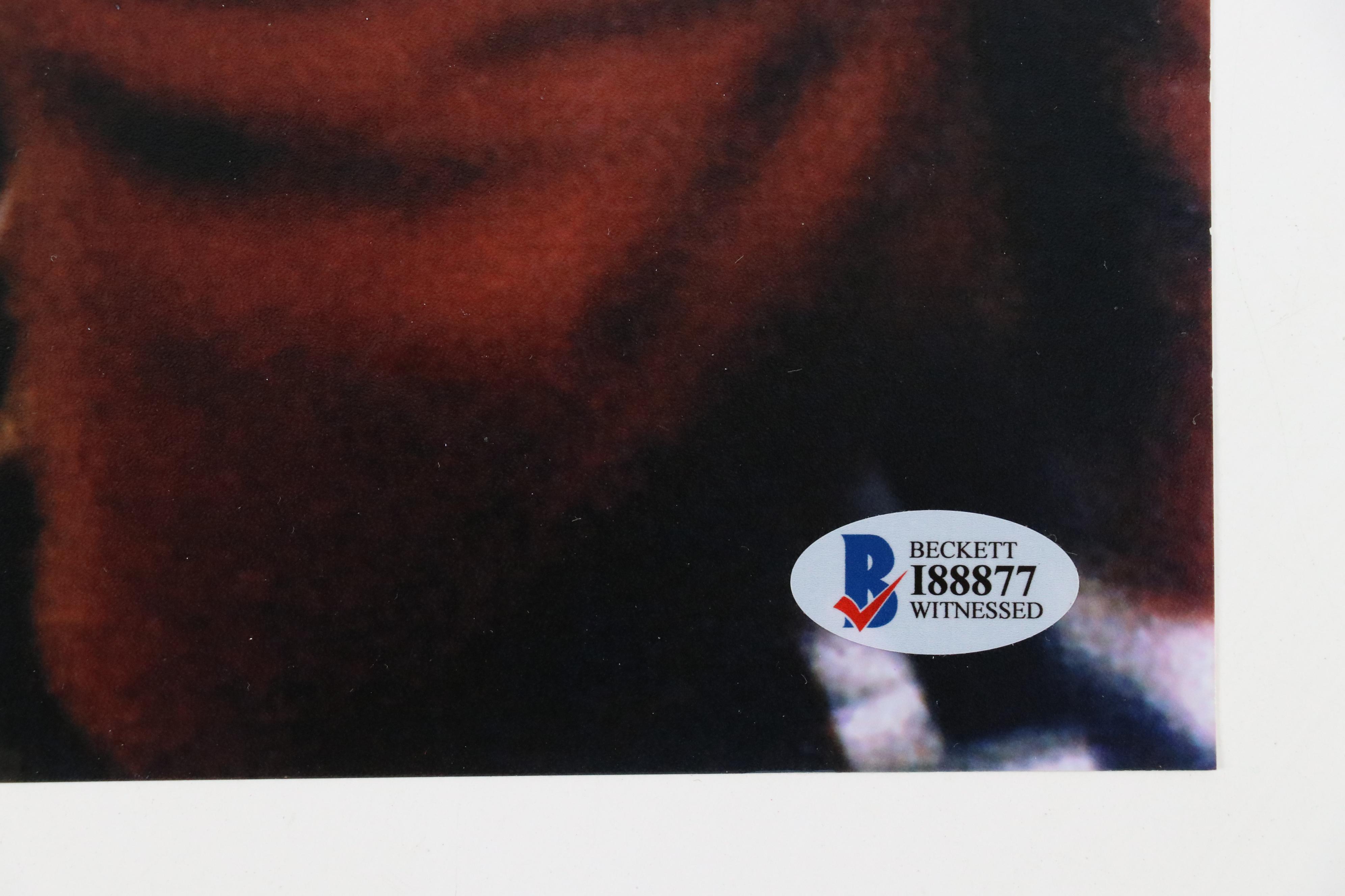 Bobby Hull Signed Chicago Blackhawks Large Hockey Photo with More