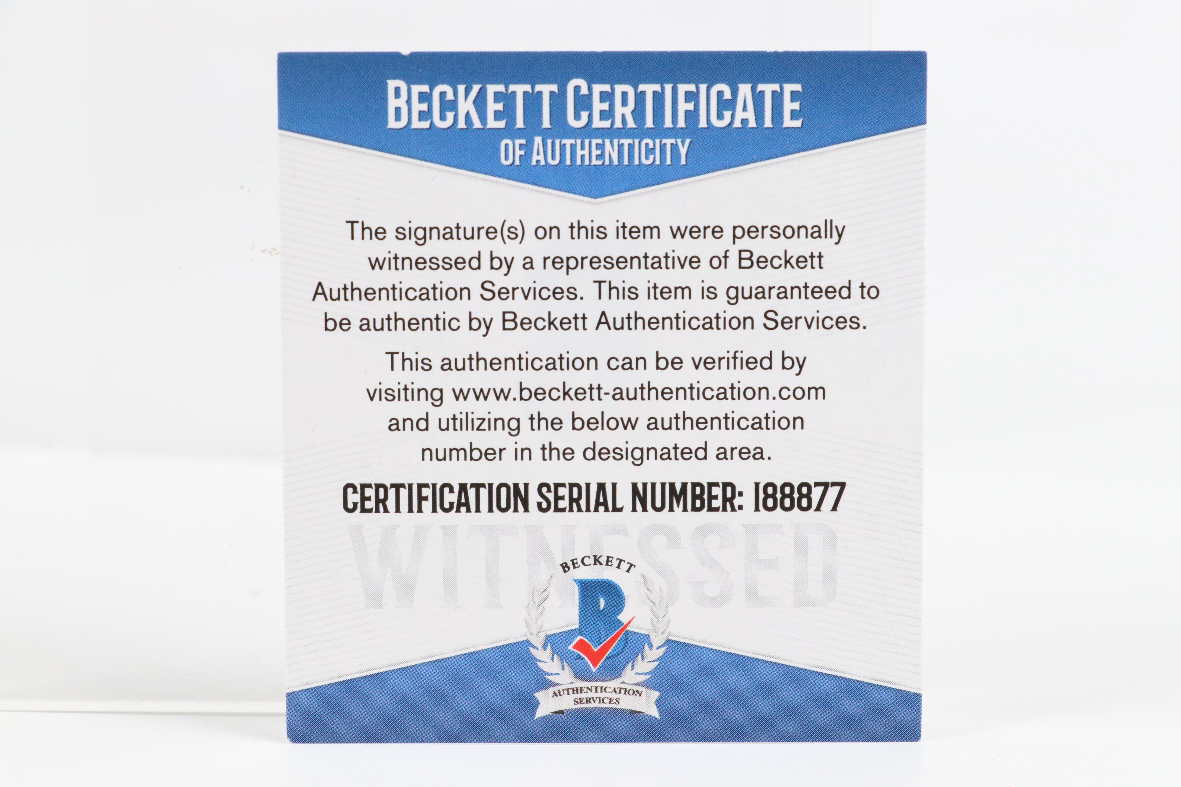 Bobby Hull Signed Chicago Blackhawks Large Hockey Photo with More