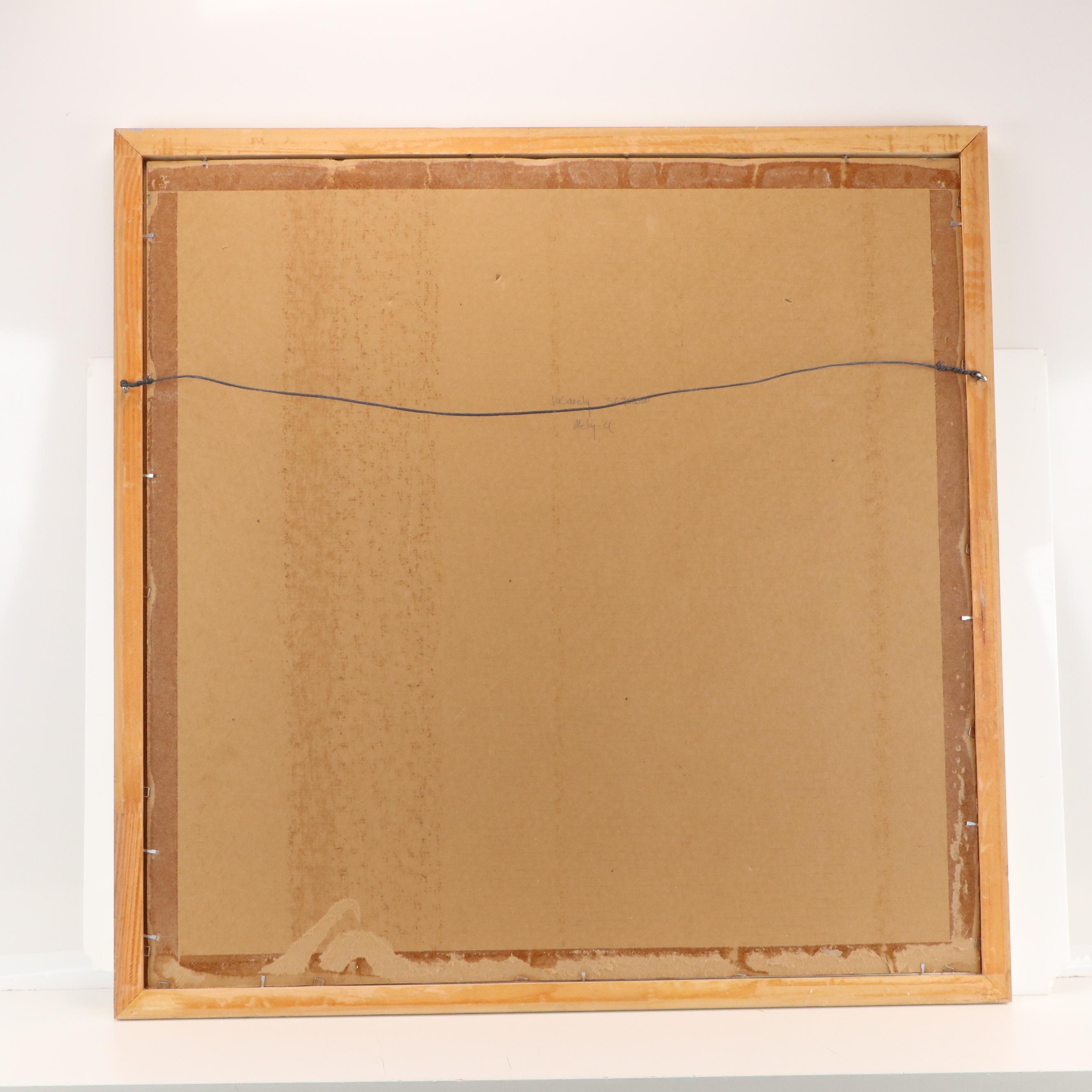 Victor Vasarely Op Art Serigraph "Novega," Circa 1980