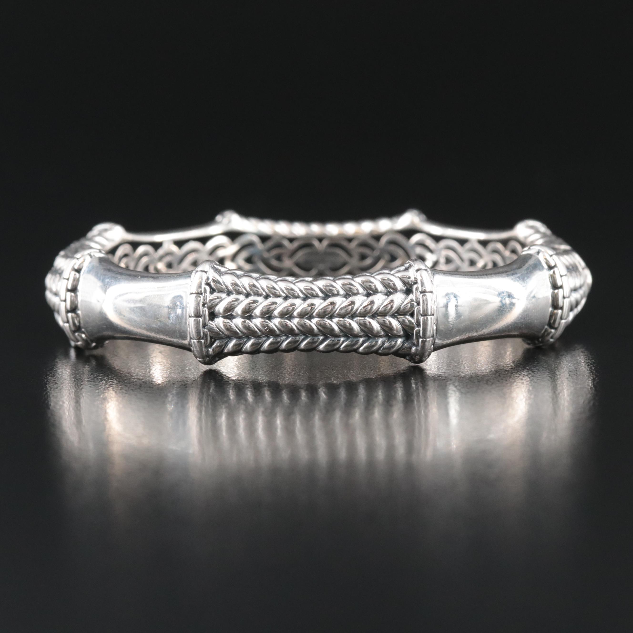 Jai by John Hardy Sterling Hinged Bangle