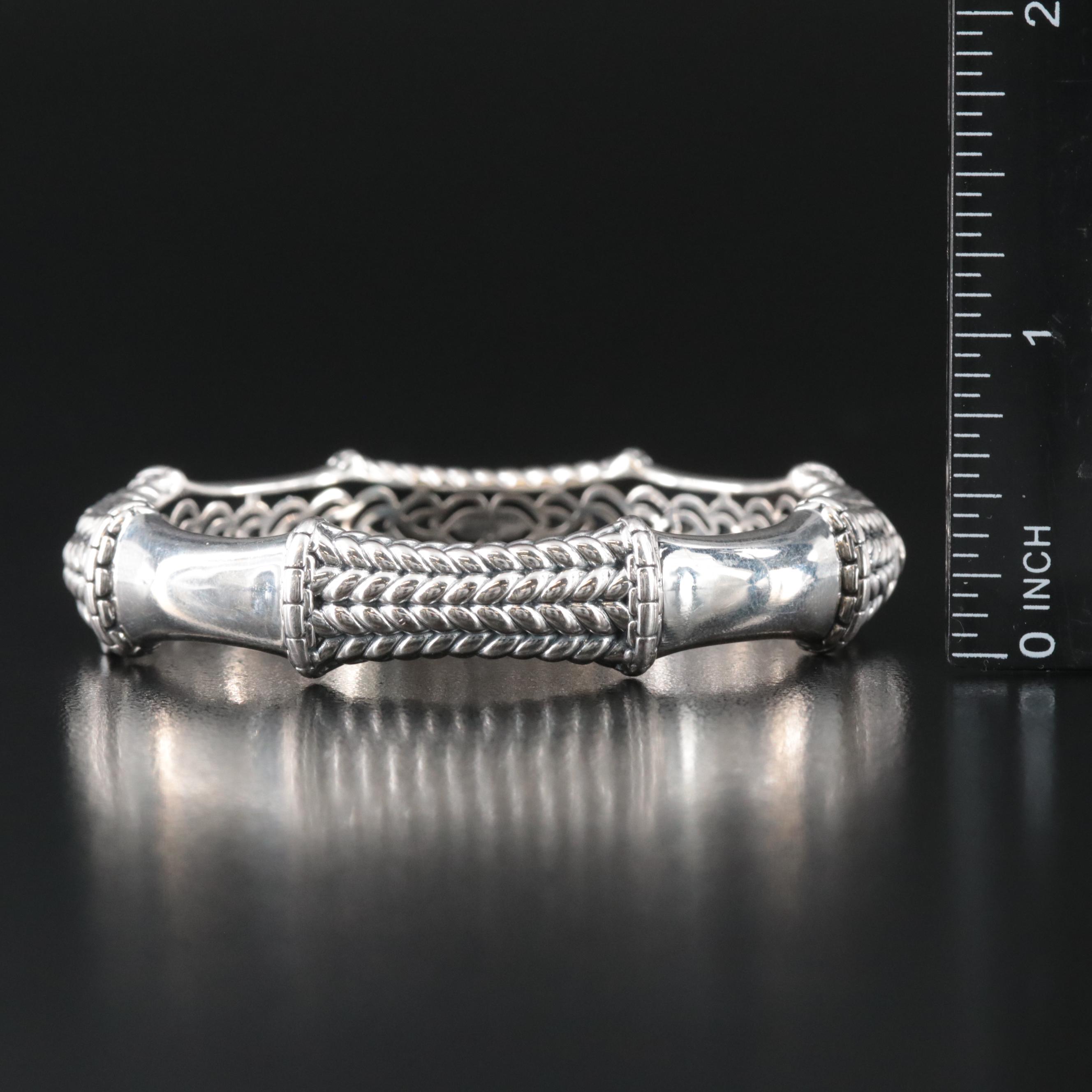 Jai by John Hardy Sterling Hinged Bangle