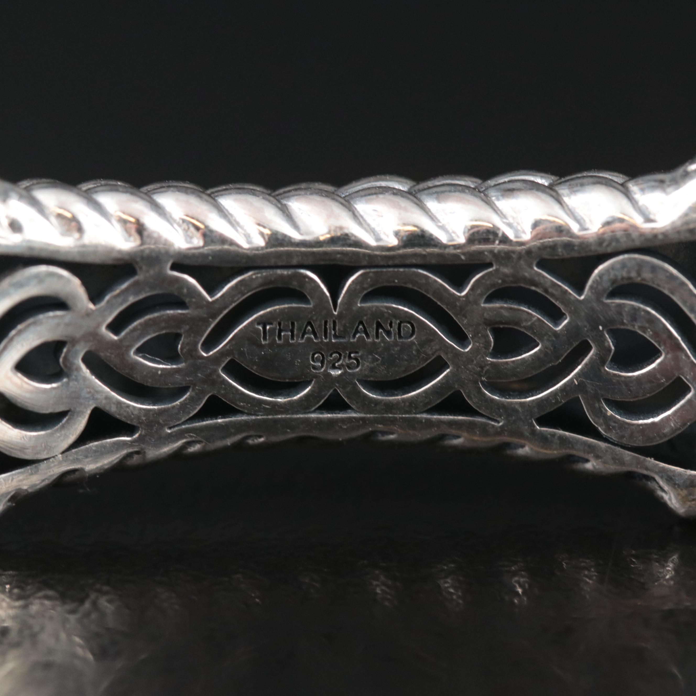 Jai by John Hardy Sterling Hinged Bangle